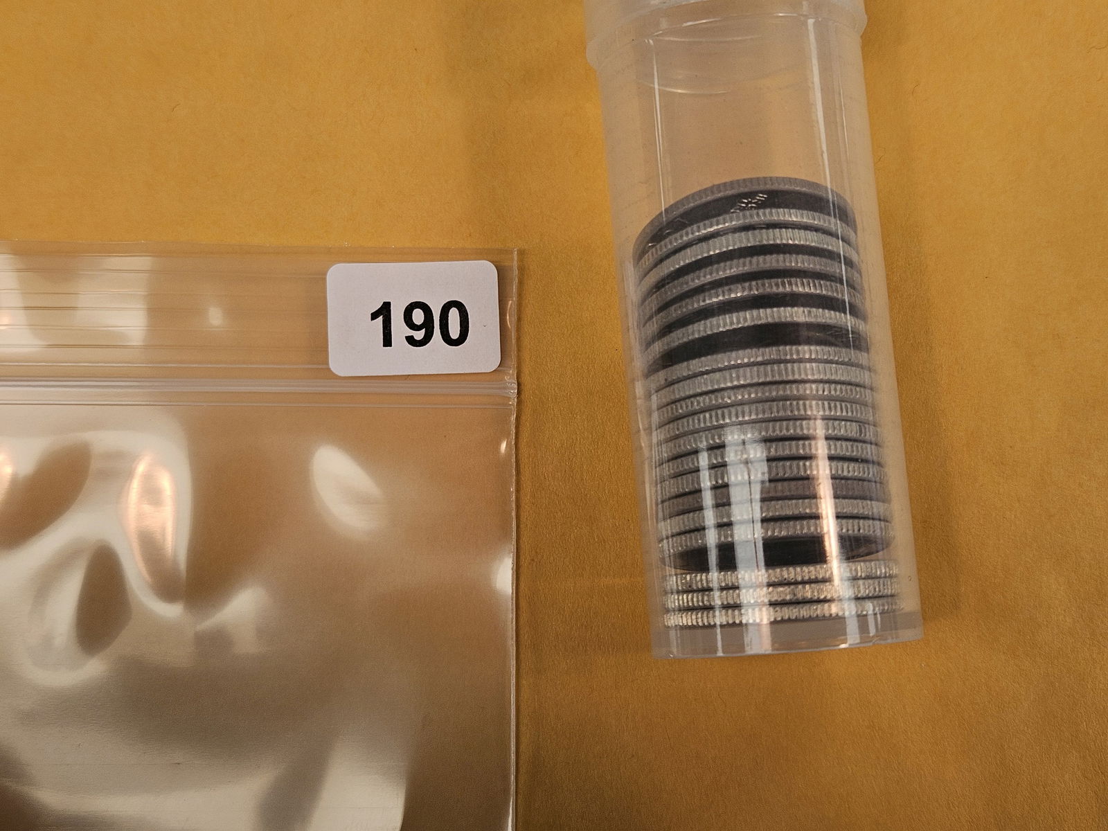 Nineteen silver Washington Quarters - 2