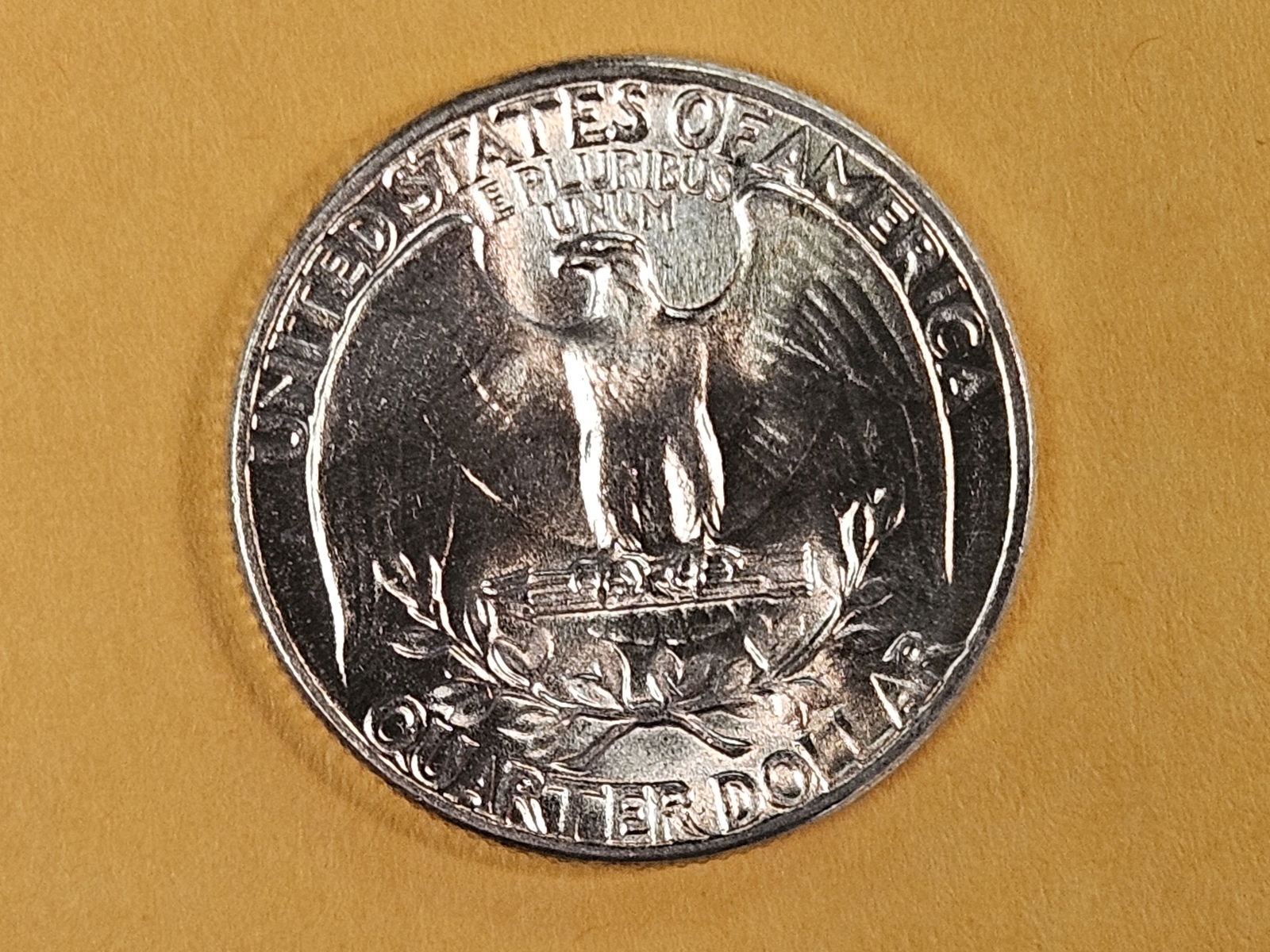 GEM Brilliant Uncirculated 1947 silver Washington Quarter - 6