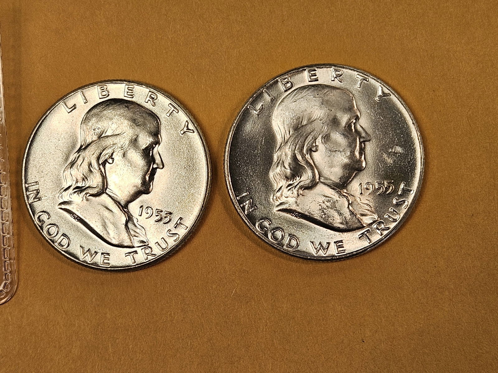 Two Gem, Roll-Fresh, silver Franklin Half Dollars - 4