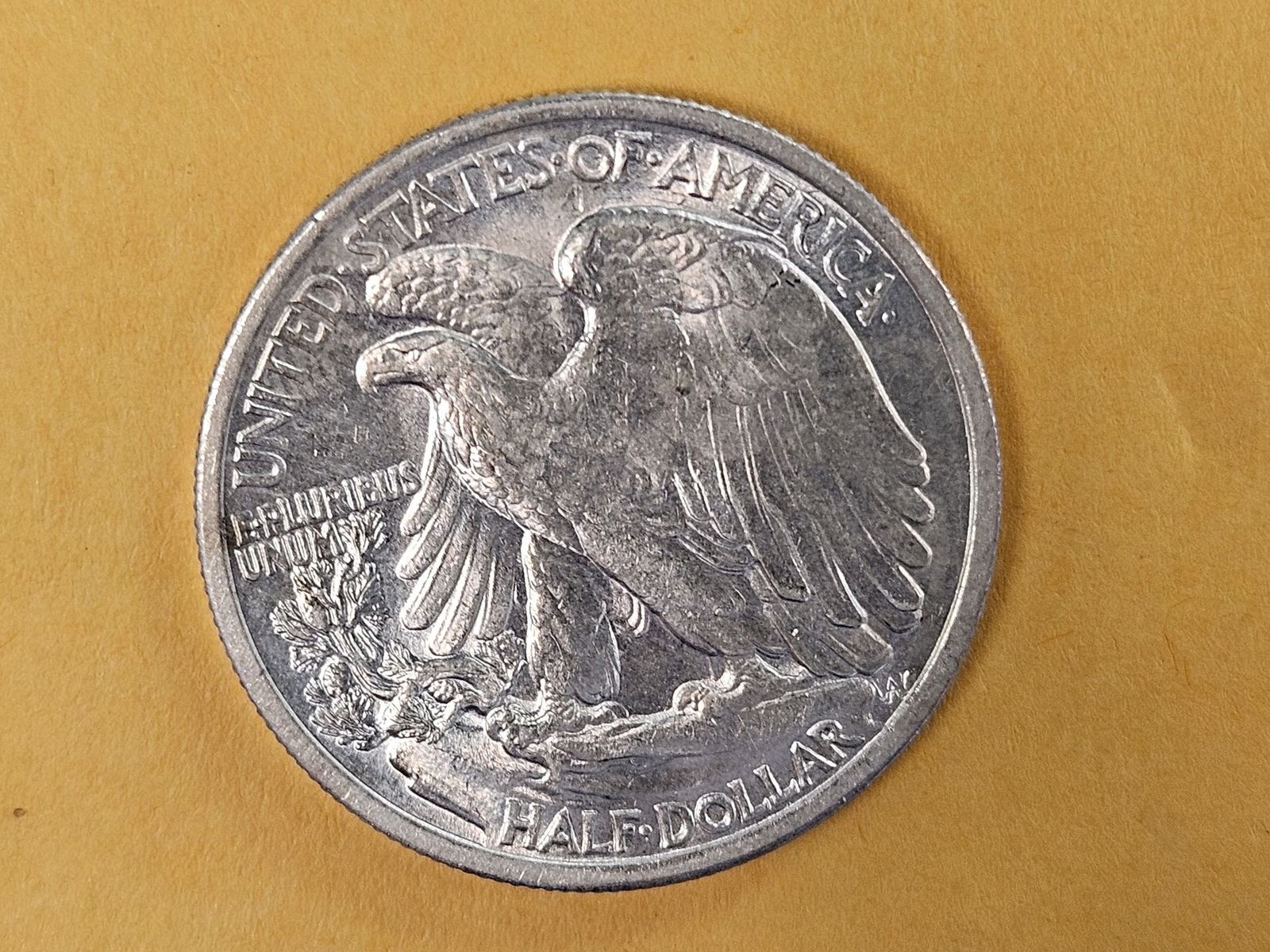 Choice Brilliant Uncirculated 1934 Walking Liberty half Dollar - 8