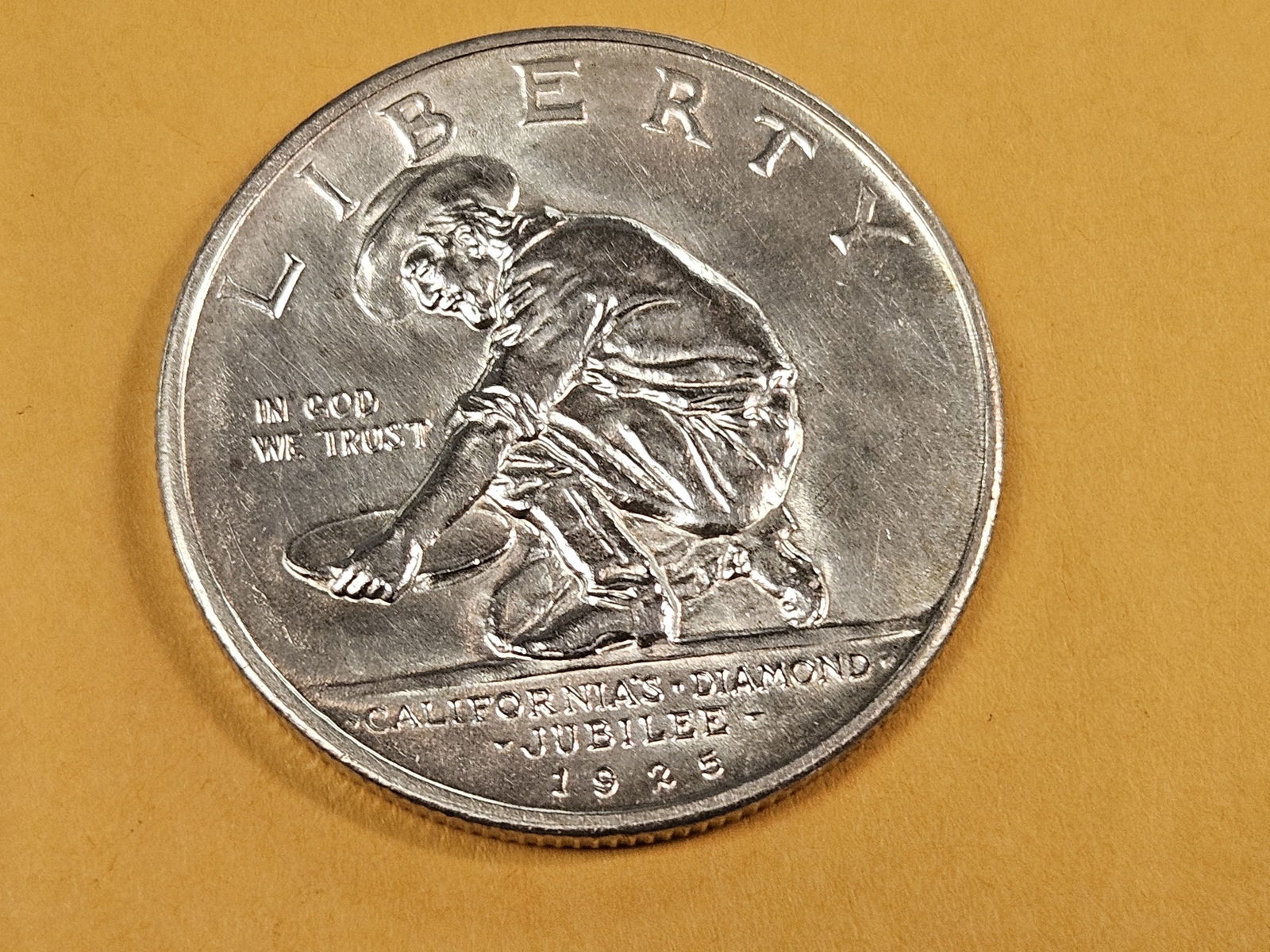 Gem Brilliant Uncirculated 1925-S silver Commemorative Half Dollar - 3