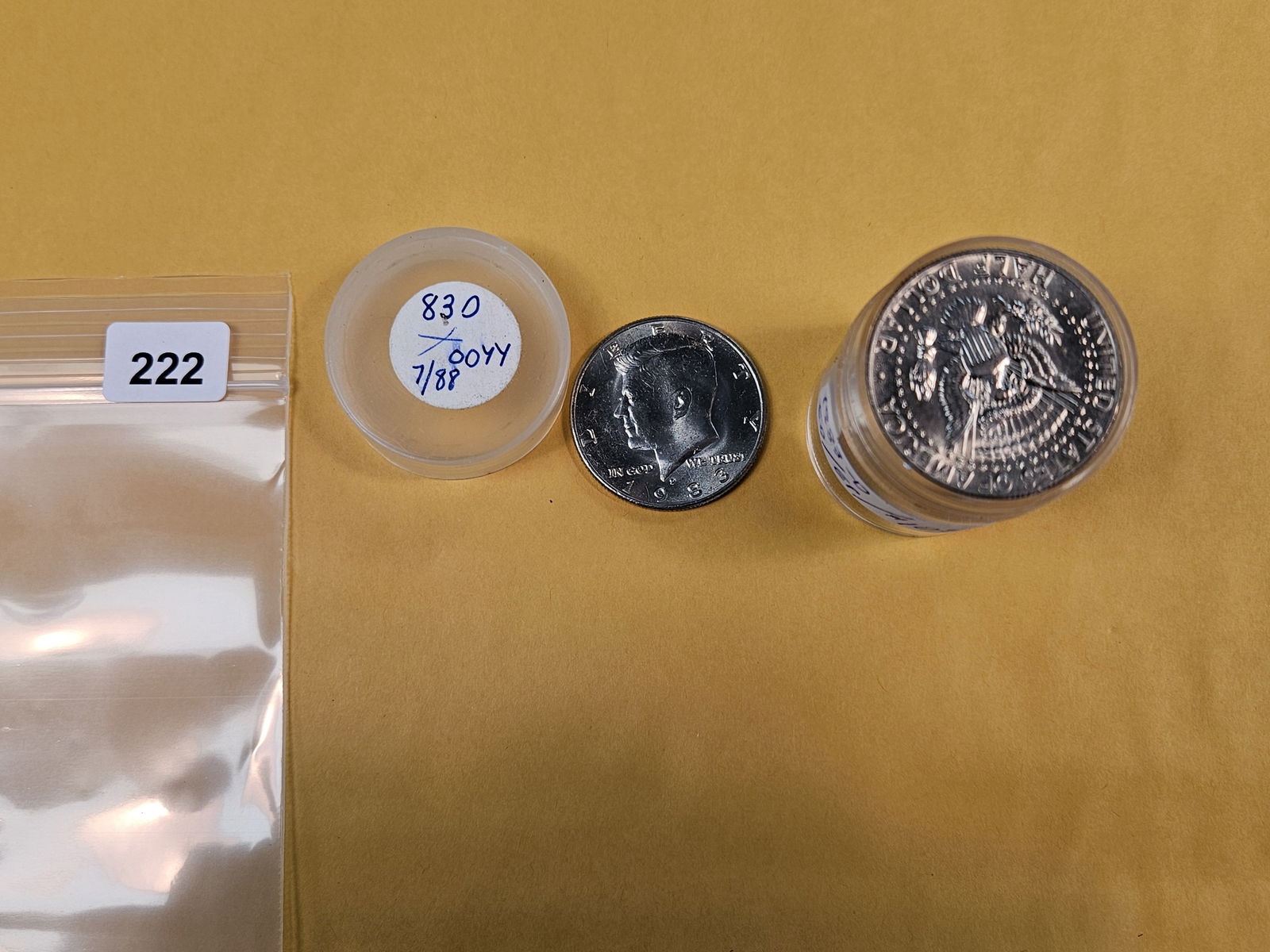 Key Date Roll of 1983-D Kennedy Half Dollars: Top couple look gem. Didn't search the rest 