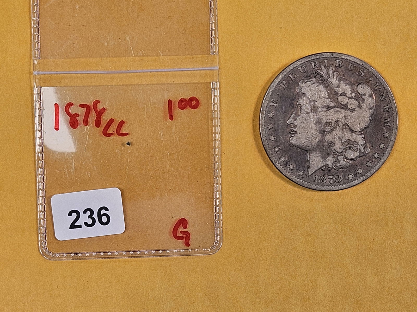 ** KEY DATE ** 1878-CC Morgan Dollar - 2