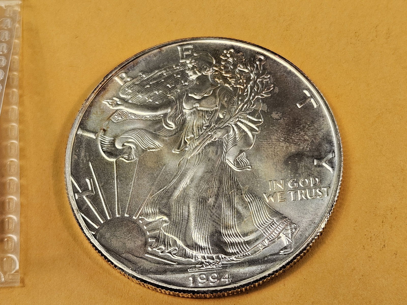 Semi-Key GEM Brilliant Uncirculated 1994 American Silver Eagle - 3