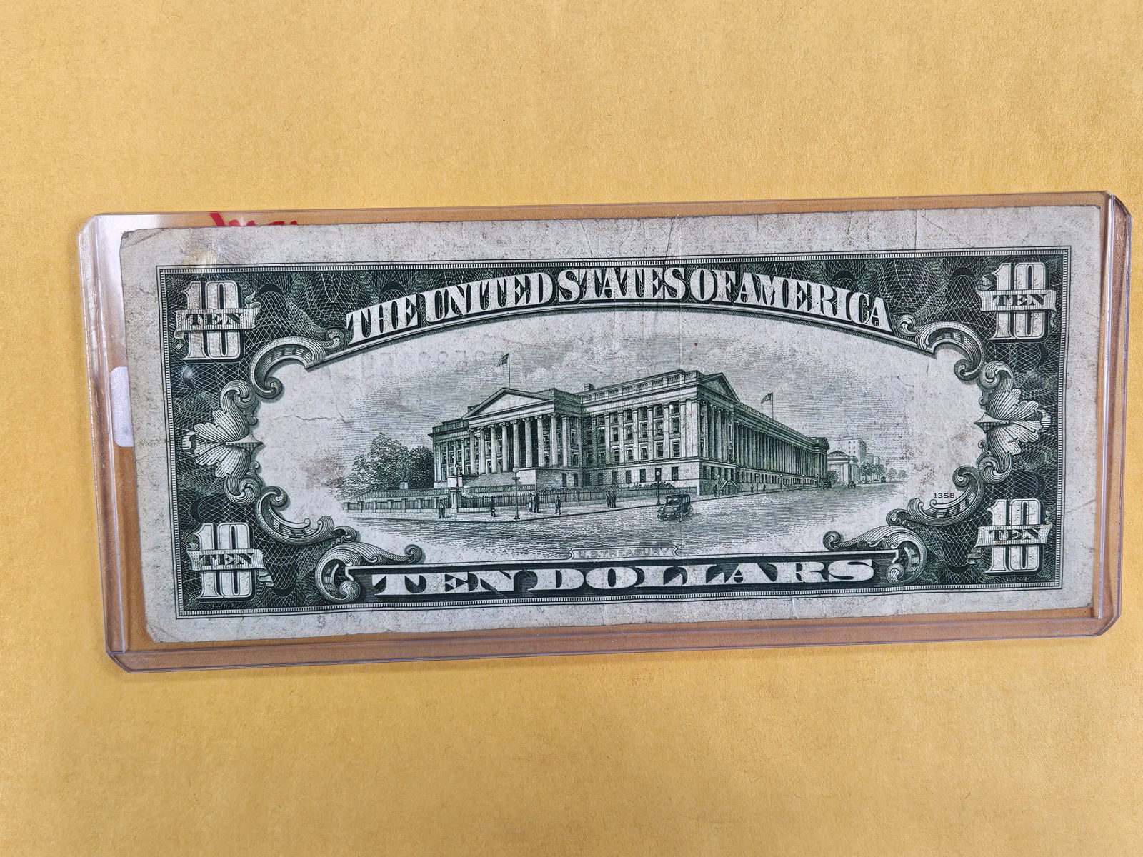 Series of 1934-C Ten Dollar Silver Certificate - 2