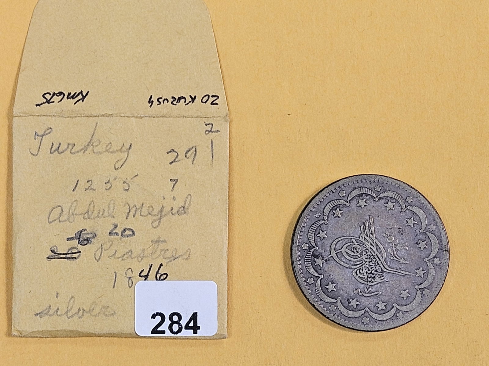 1255 Turkey silver 20 piastres - 2