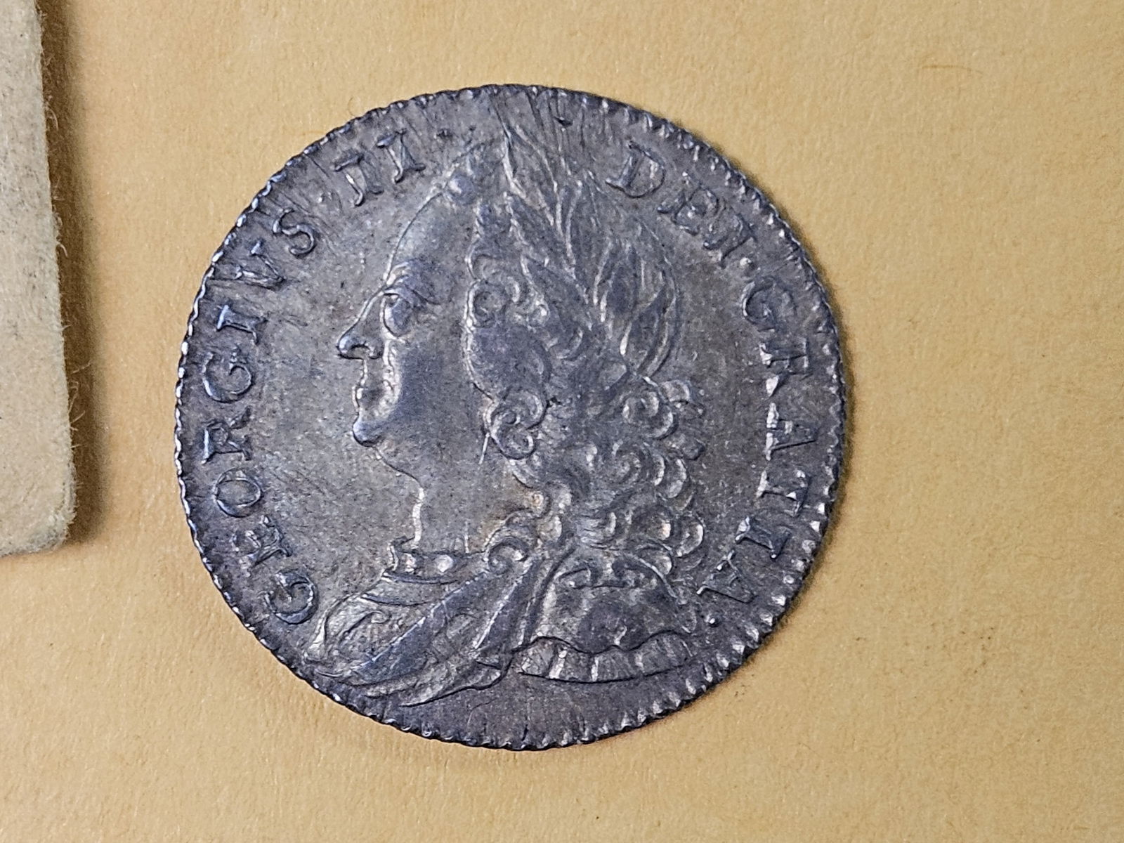 1757 Great Britain silver 6 pence - 3