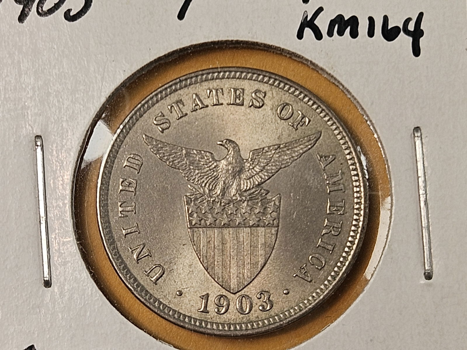 GEM Uncirculated 1903 Philippines five centavos (1 of 3)