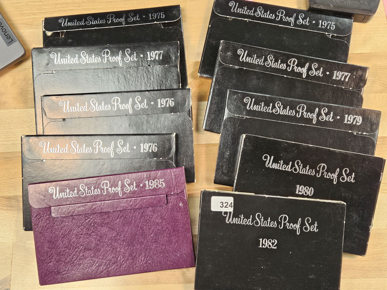 Ten mixed US Proof Sets: In OGP 