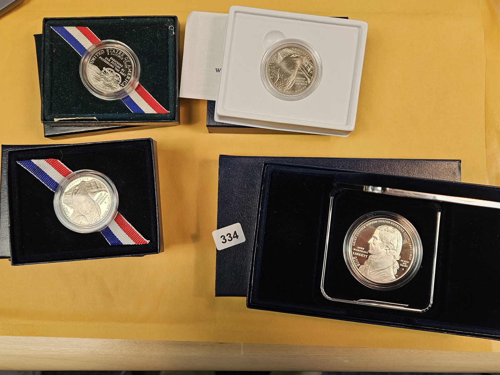 Four US Commemorative coins in OGP (1 of 5)