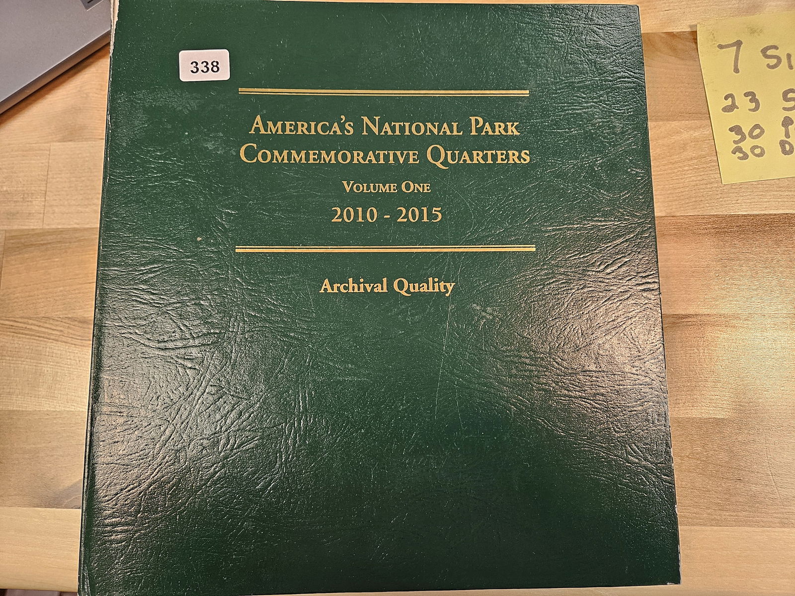 Mostly full America's National Park Quarter Album: Eight silvers. Rest look GEM BU or Proof 