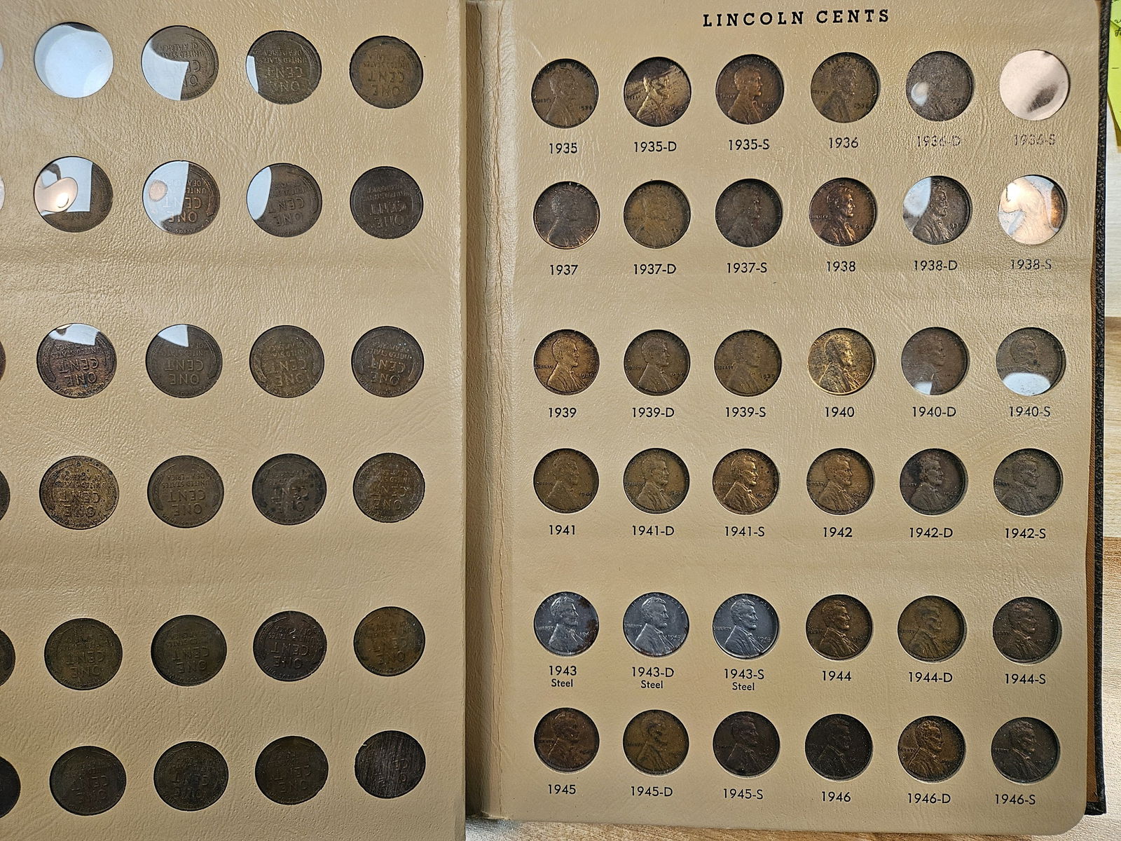 Mostly complete Lincoln Cent album - 16