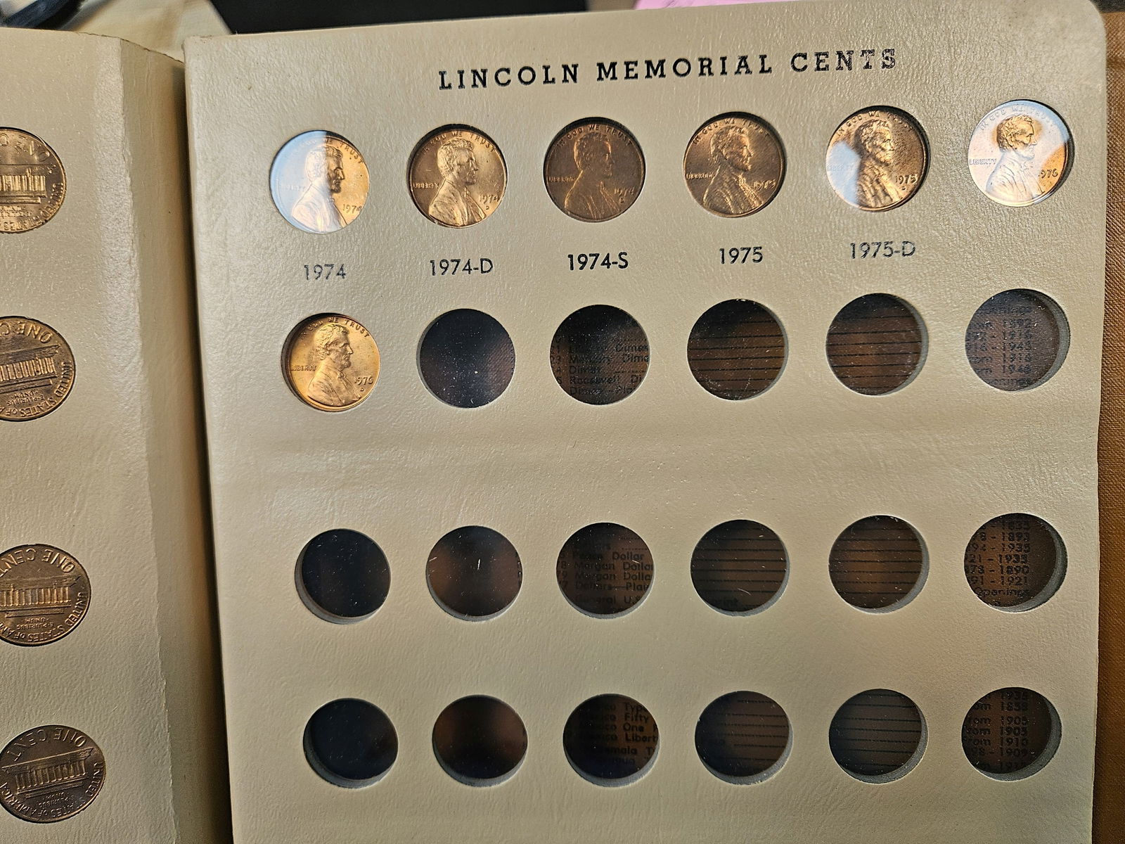 Mostly complete Lincoln Cent album - 19