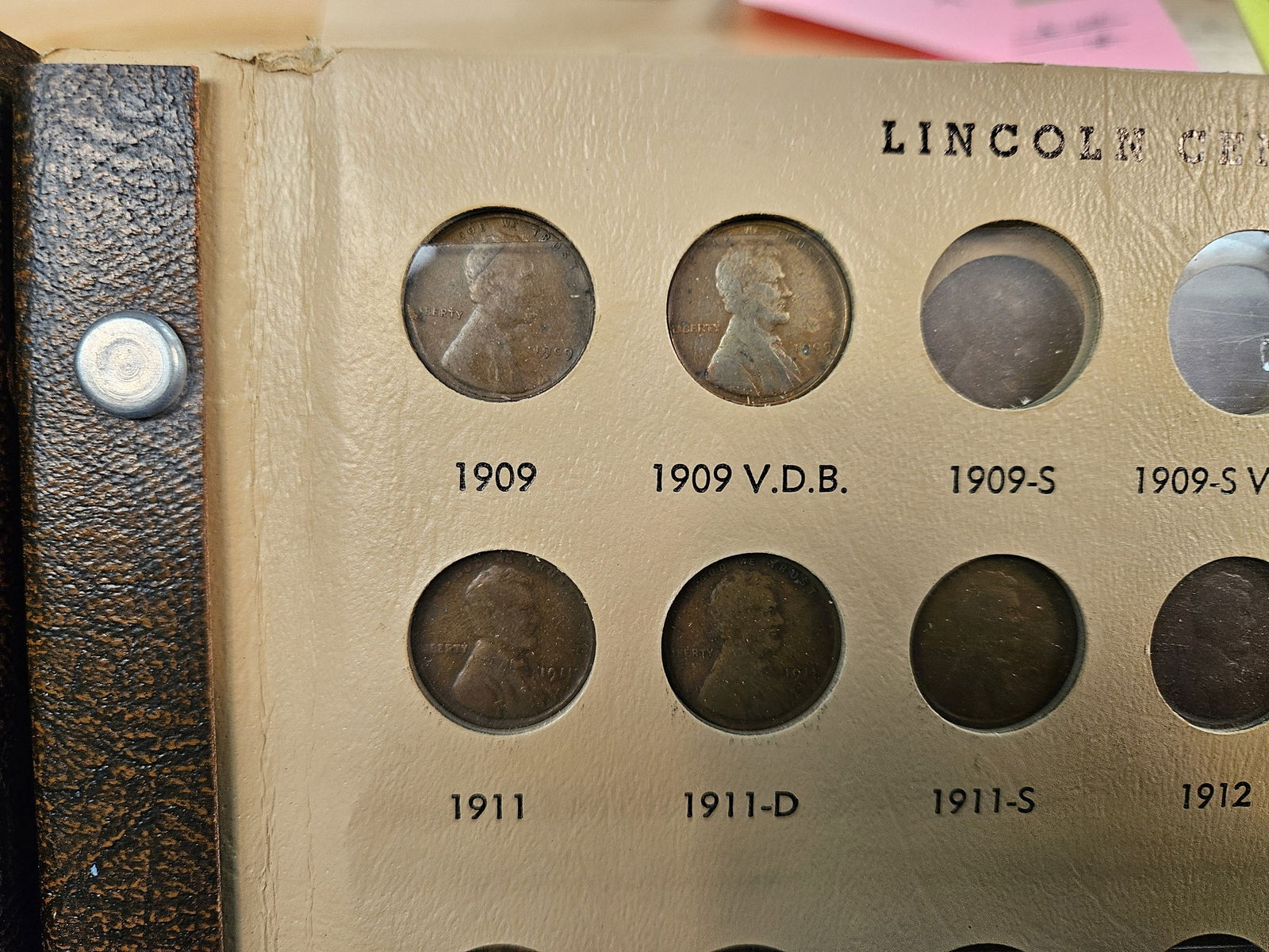 Mostly complete Lincoln Cent album - 3