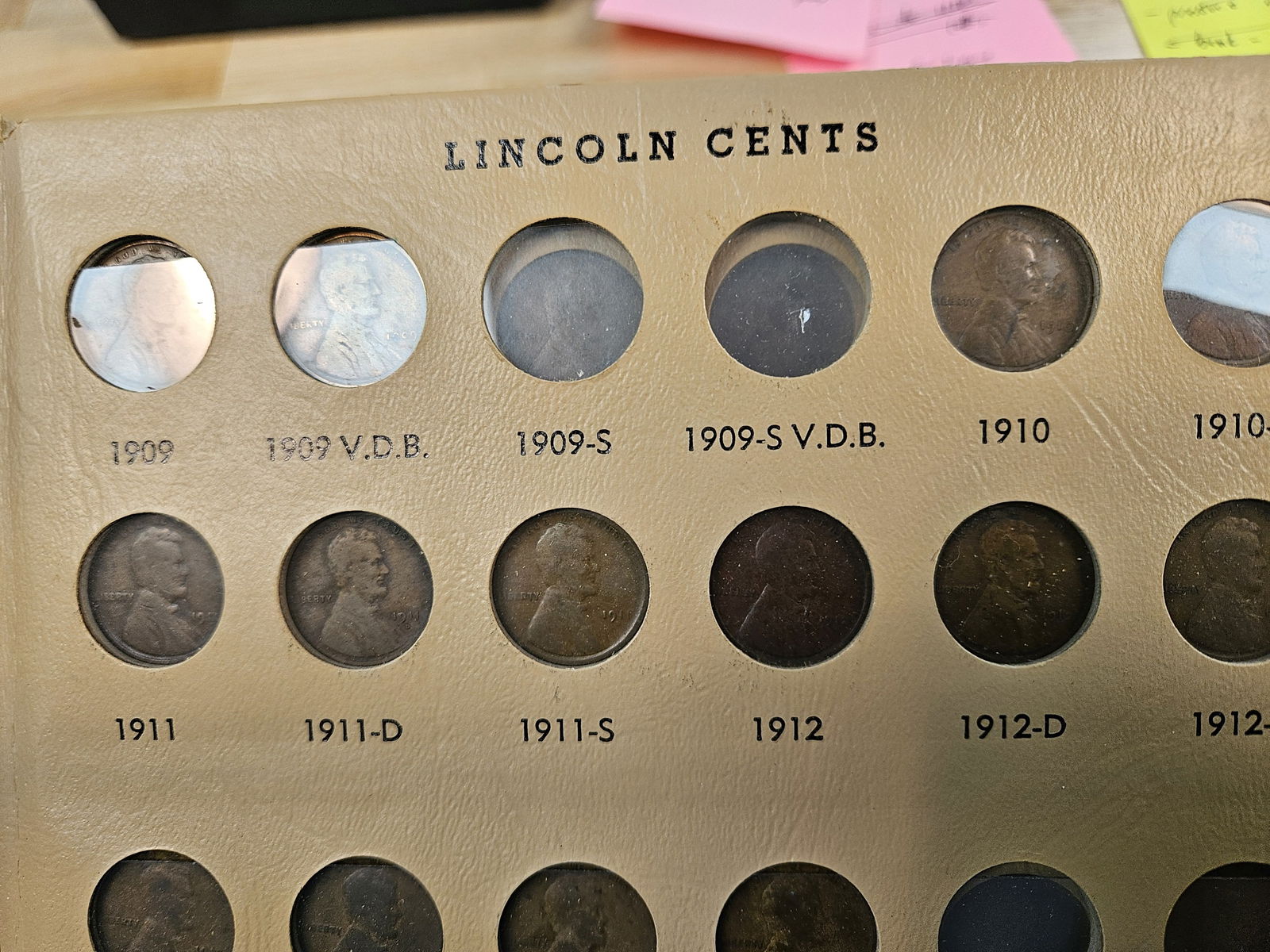 Mostly complete Lincoln Cent album - 4