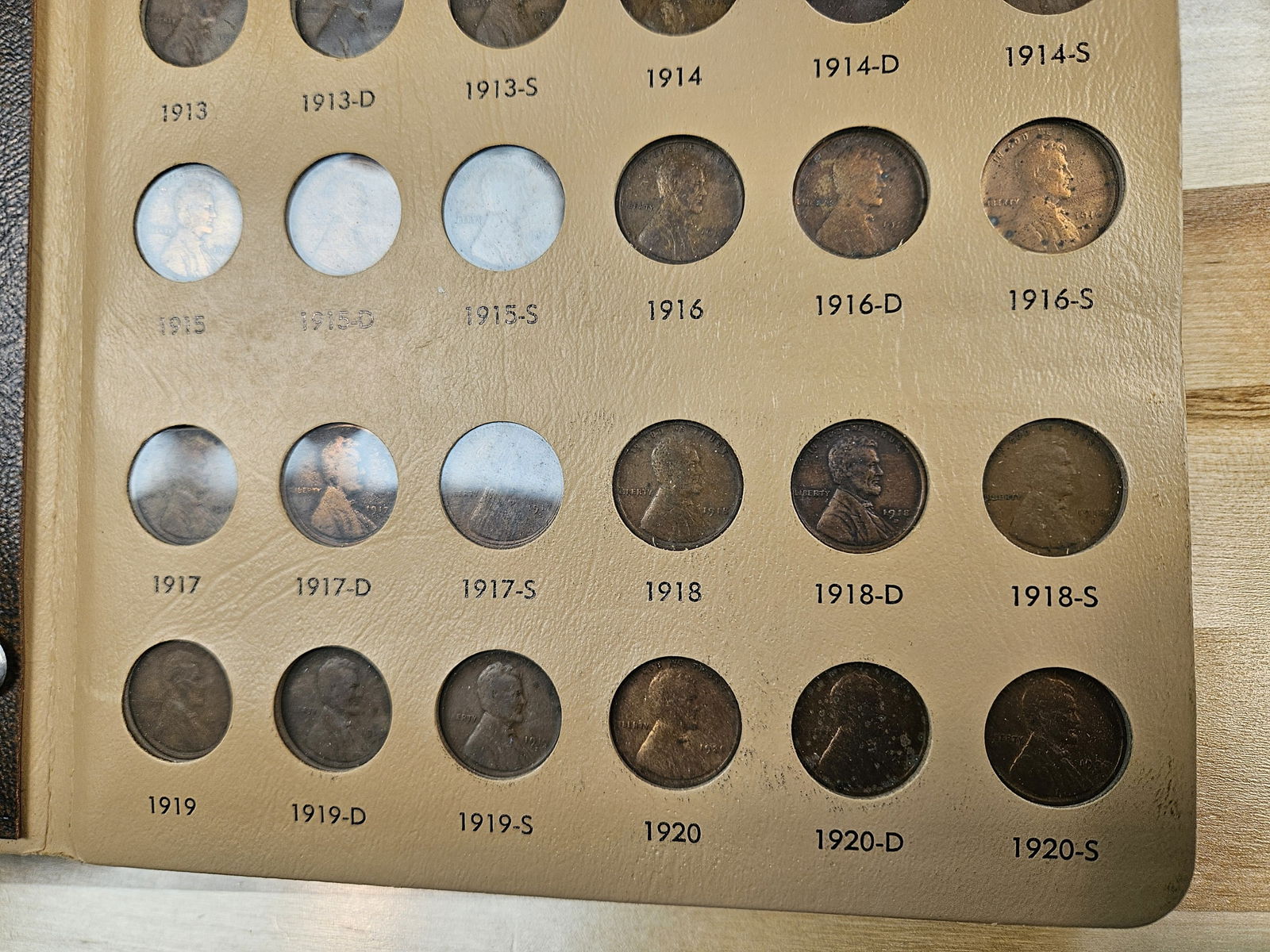 Mostly complete Lincoln Cent album - 9