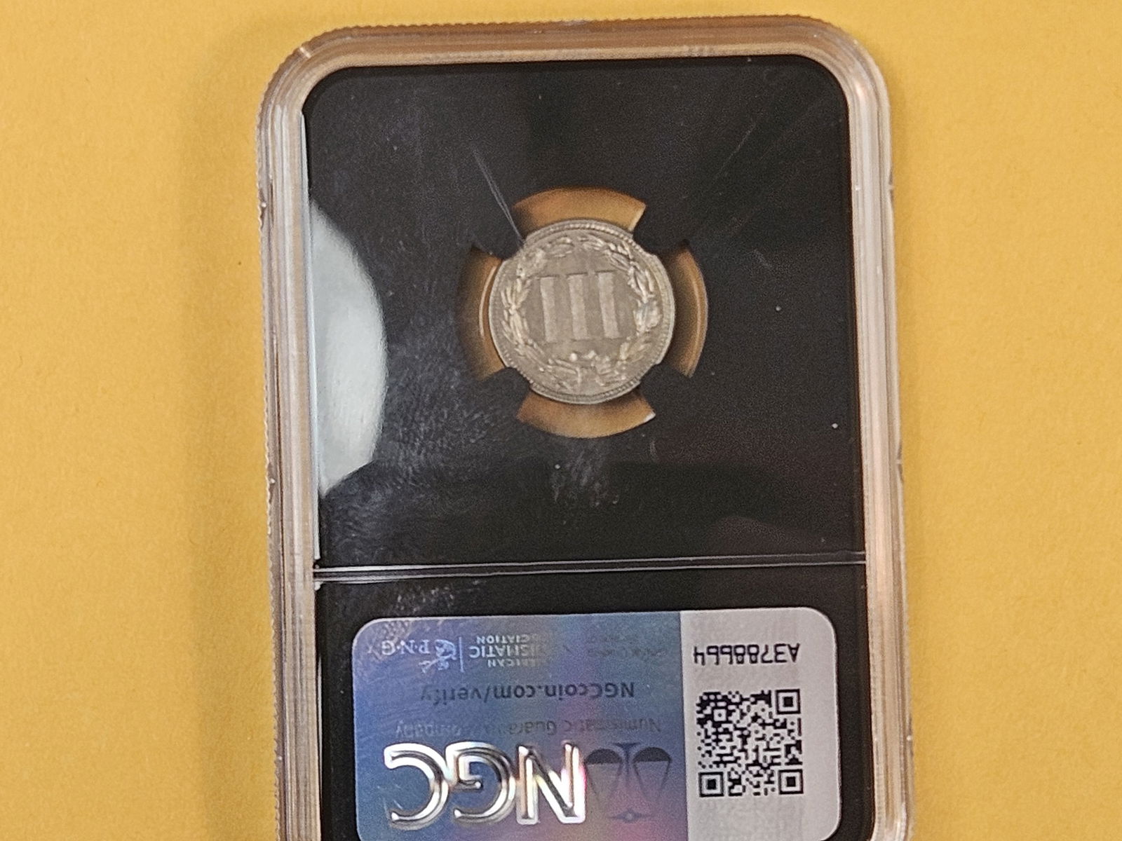 ** NGC VAULTBOX ** 1881 Three Cent Nickel in Proof 62! - 7
