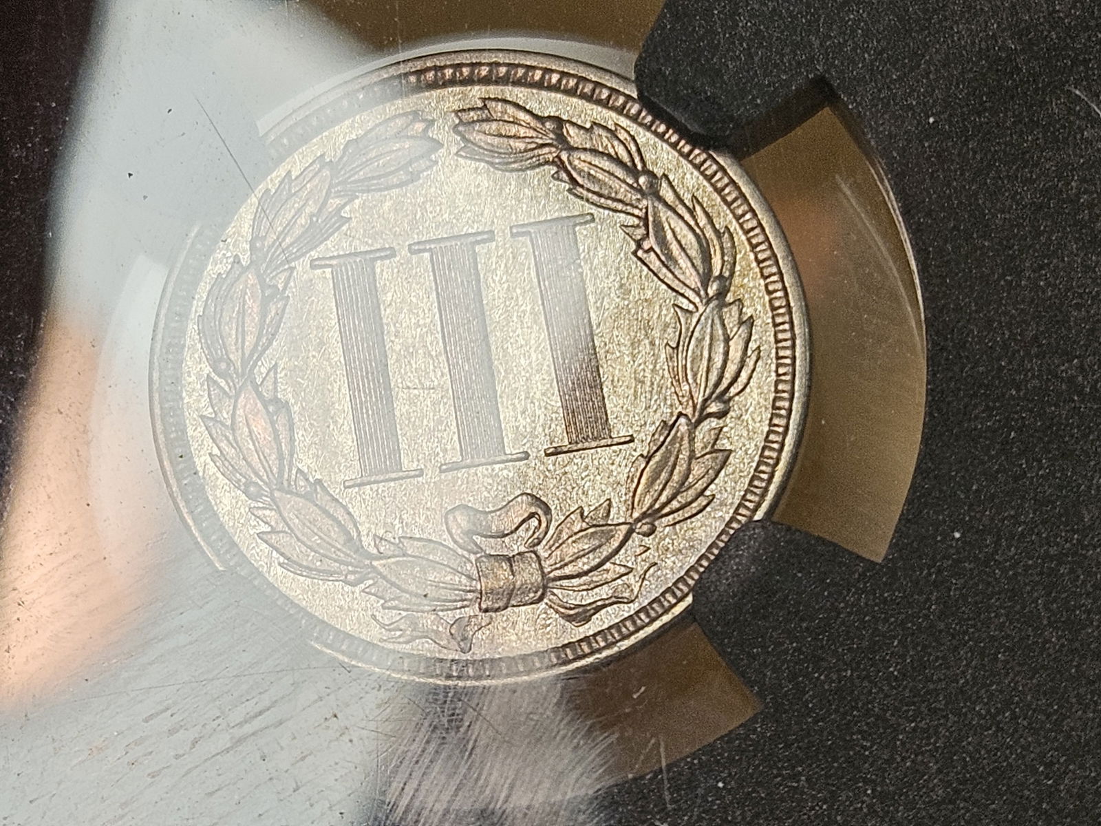 ** NGC VAULTBOX ** 1881 Three Cent Nickel in Proof 62! - 9