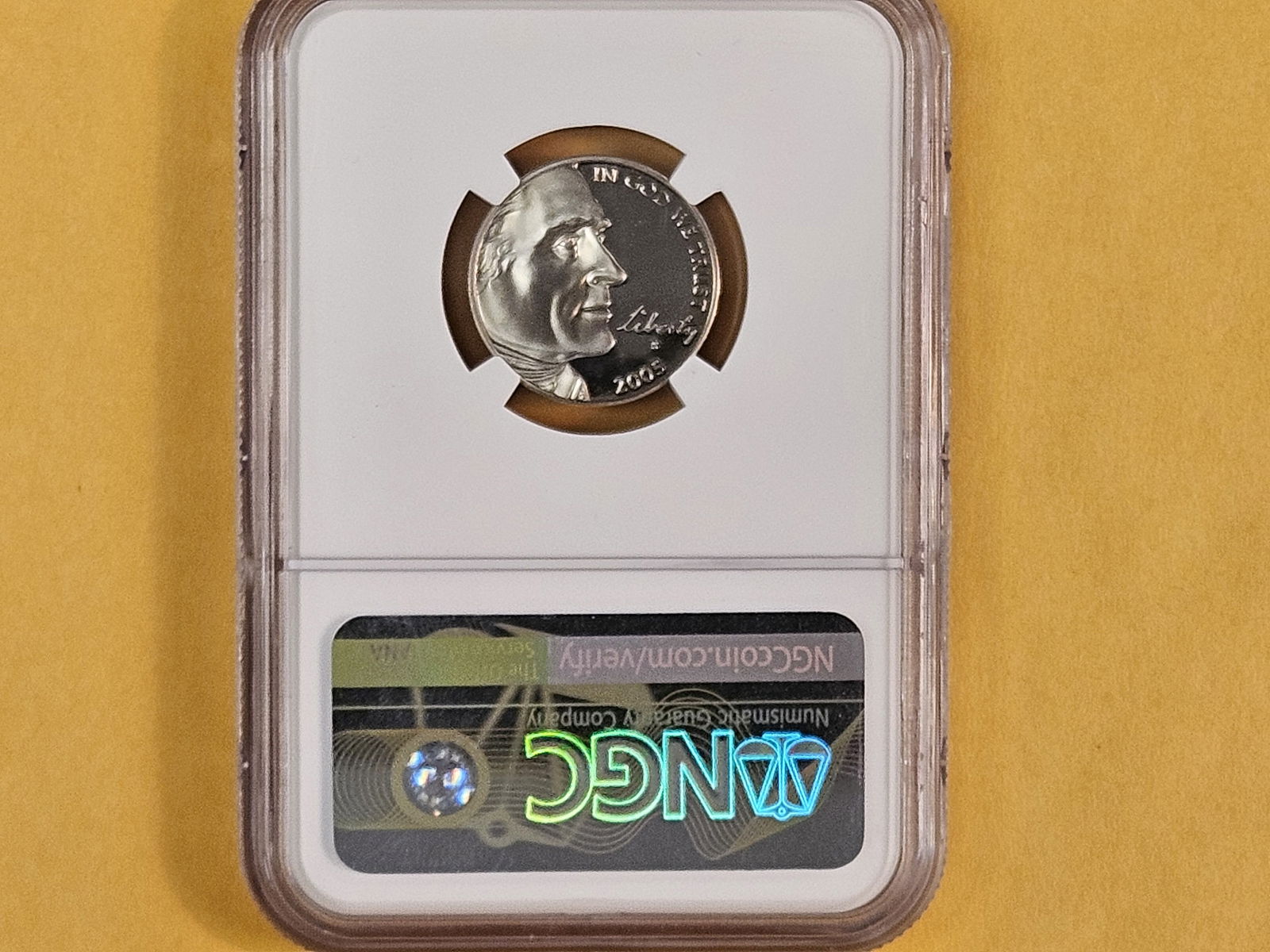 PERFECT! NGC 2005-S Jefferson Nickel in Proof 70 Ultra Cameo - 3