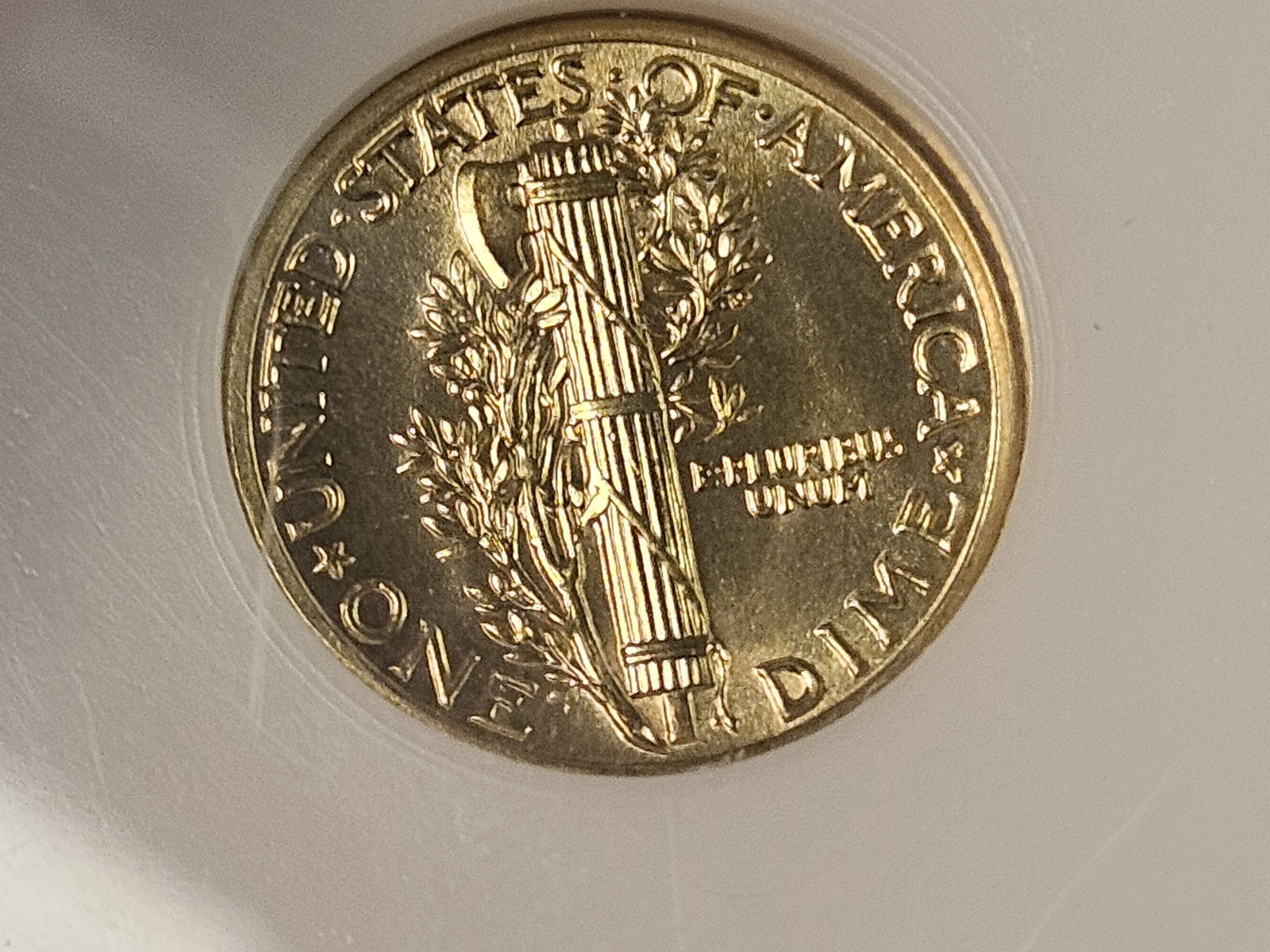 Superb GEM! PCI 1942 Mercury Dime in Mint State 67 FB - 7