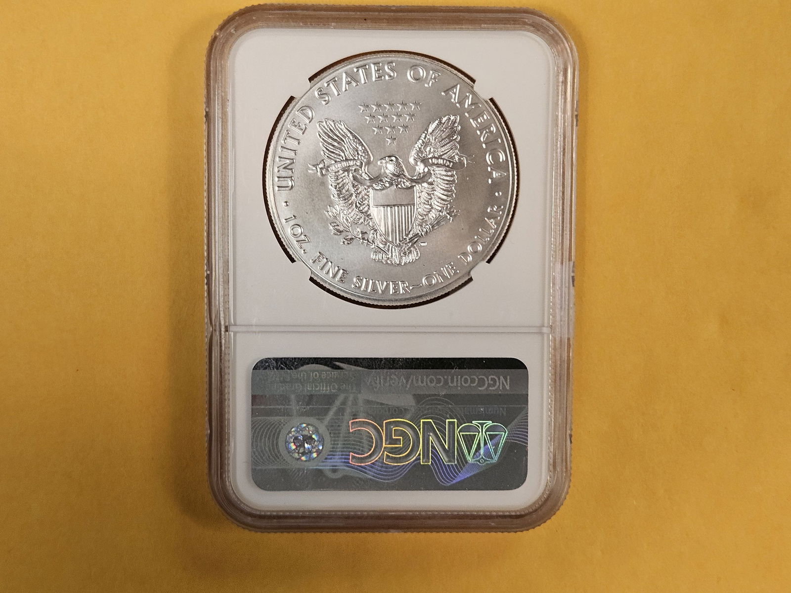 NGC 2021(W) American Silver Eagle in Mint State 69 - 2