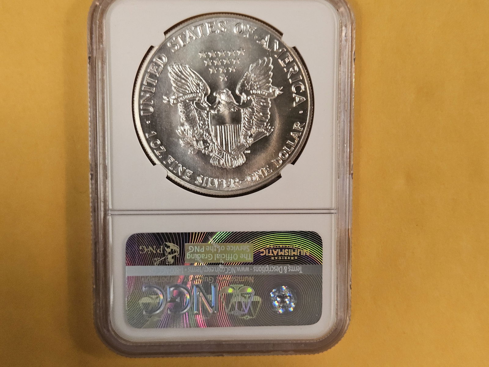 NGC 1988 American Silver Eagle in Mint State 69 - 2