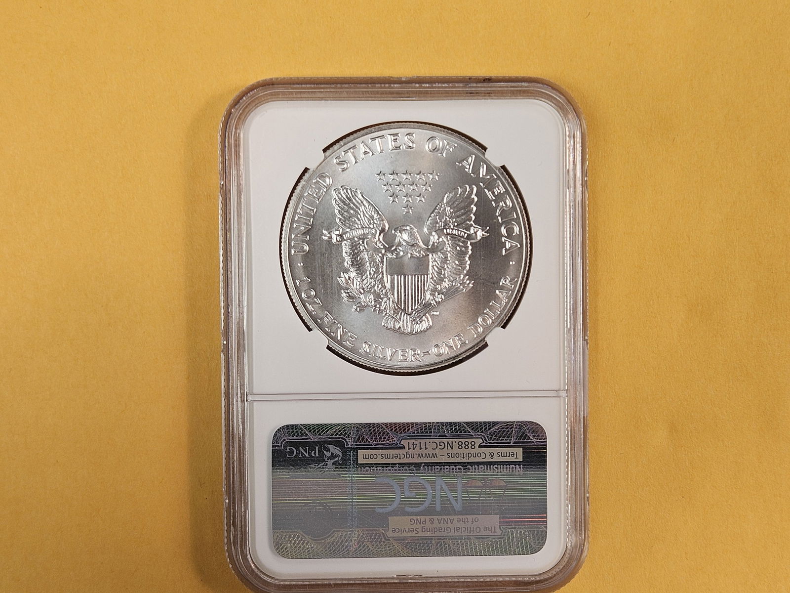 NGC 1992 American Silver Eagle in Mint State 69 - 2