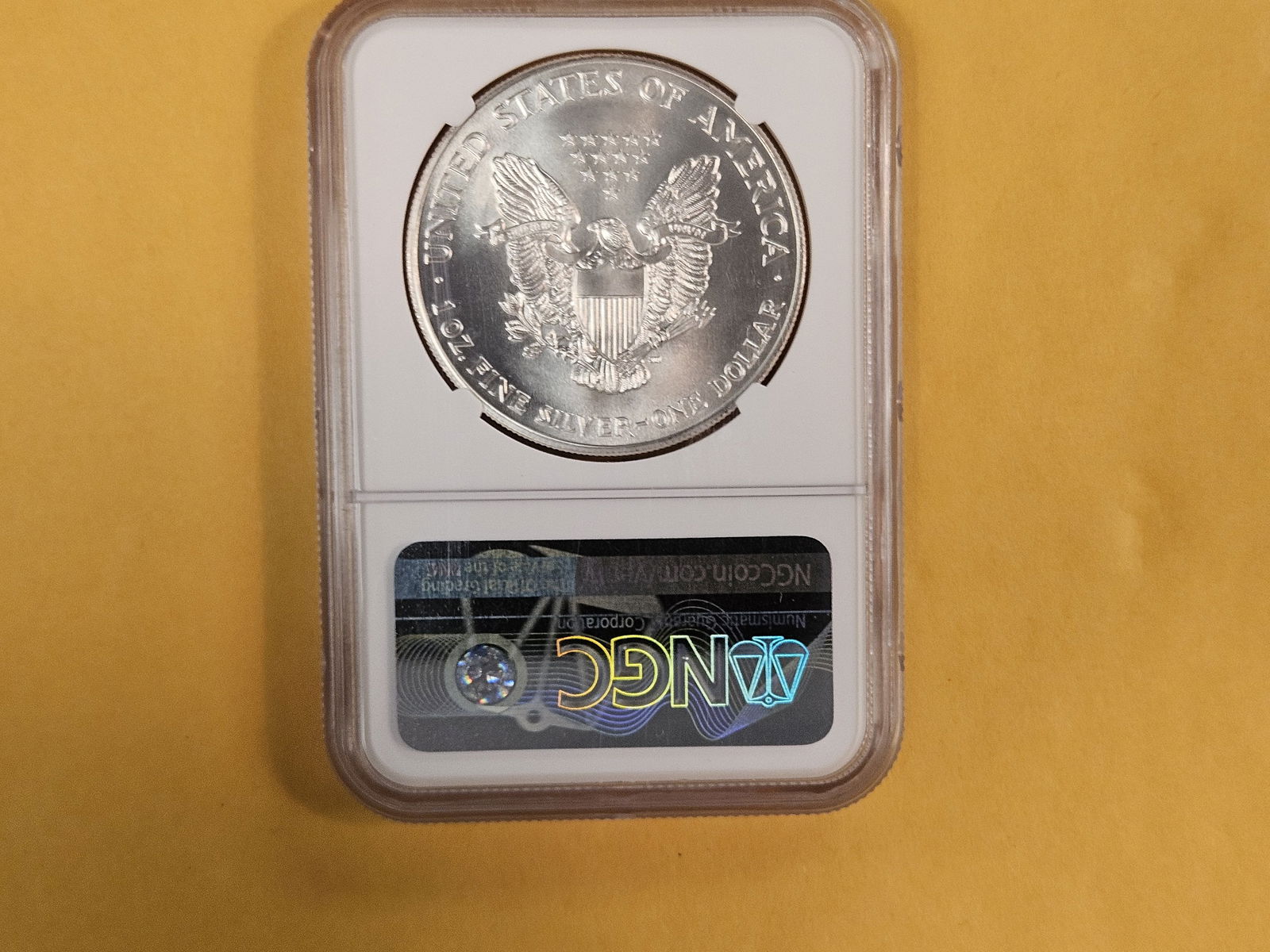 NGC 1995 American Silver Eagle in Mint State 69 - 2