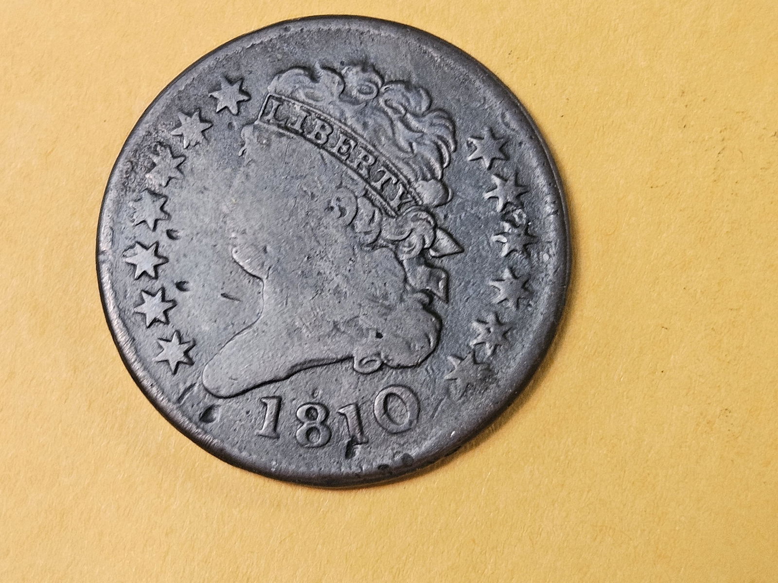 1810 Classic head Half Cent in Very Good - 3