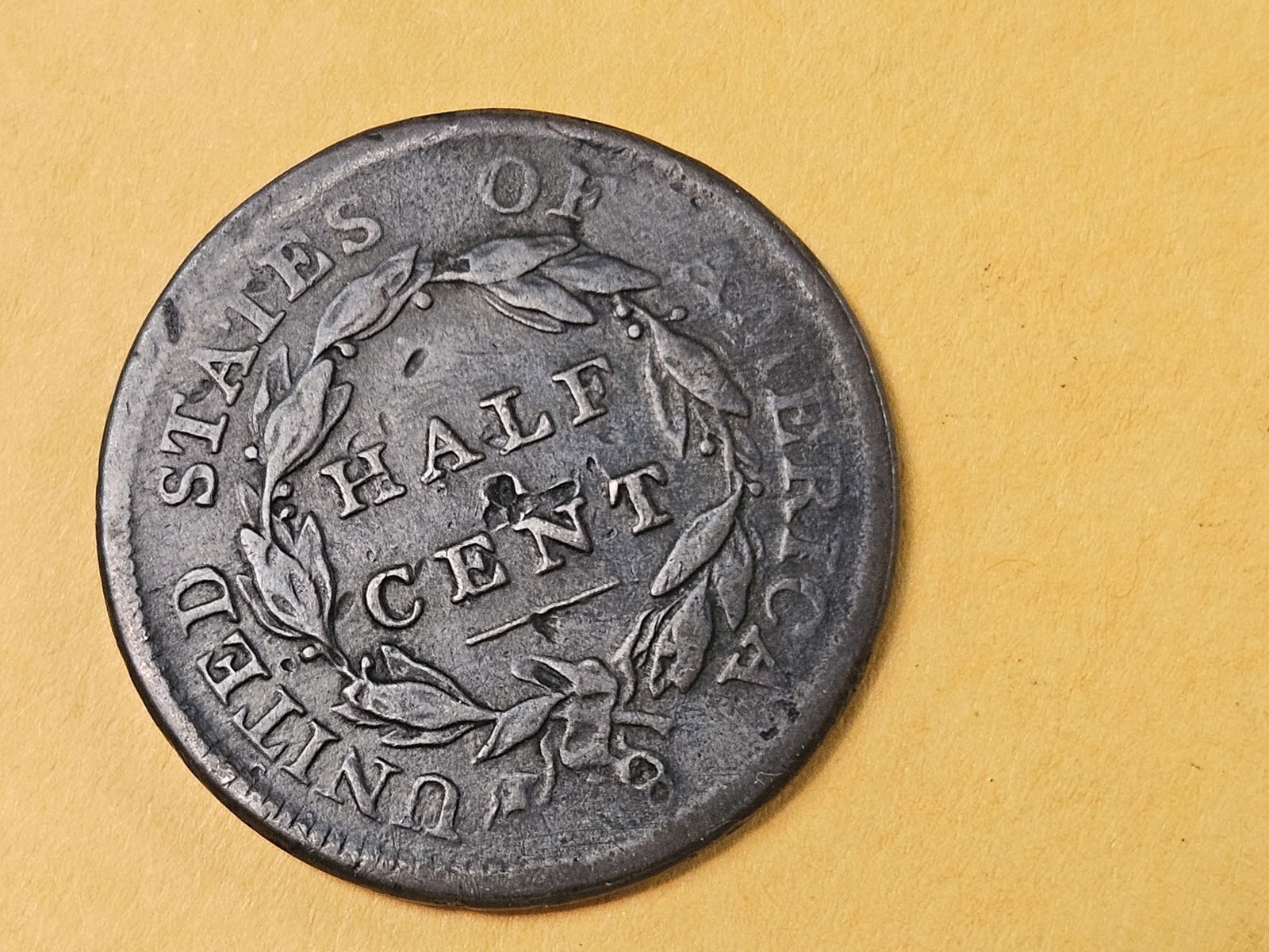 1810 Classic head Half Cent in Very Good - 4