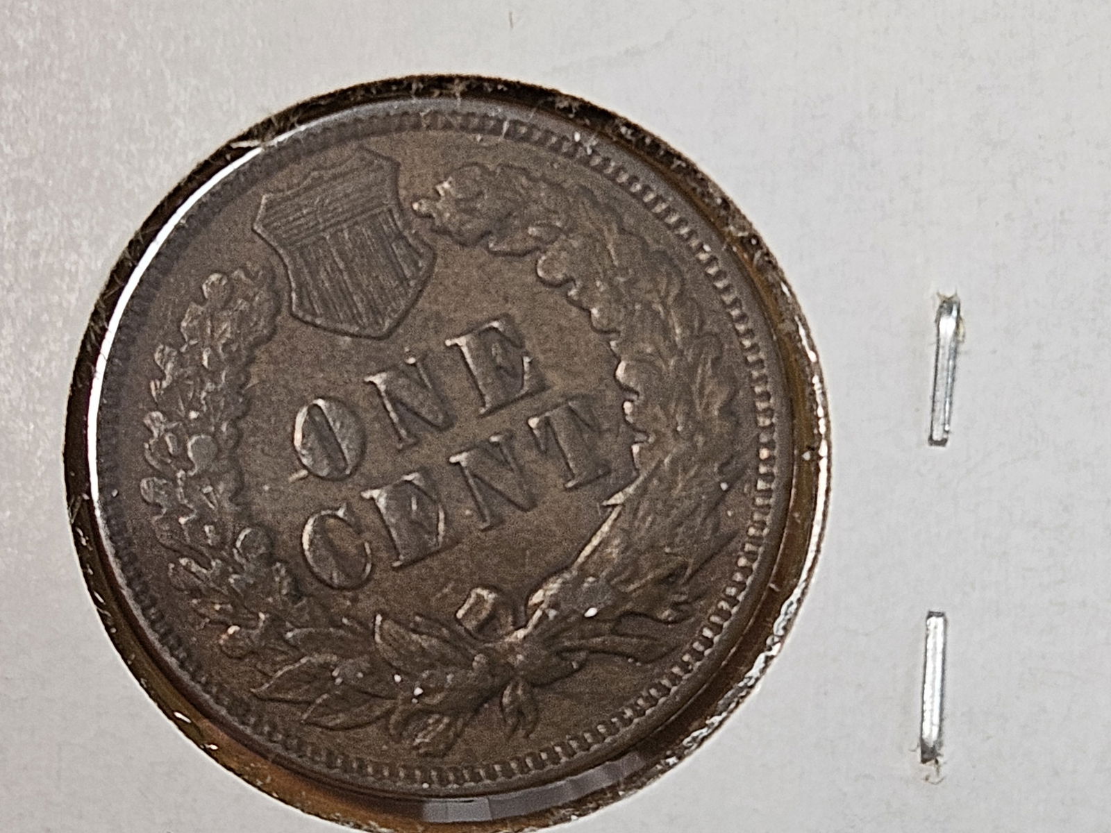 * Semi-Key 1872 Indian Cent in Extra Fine - 8