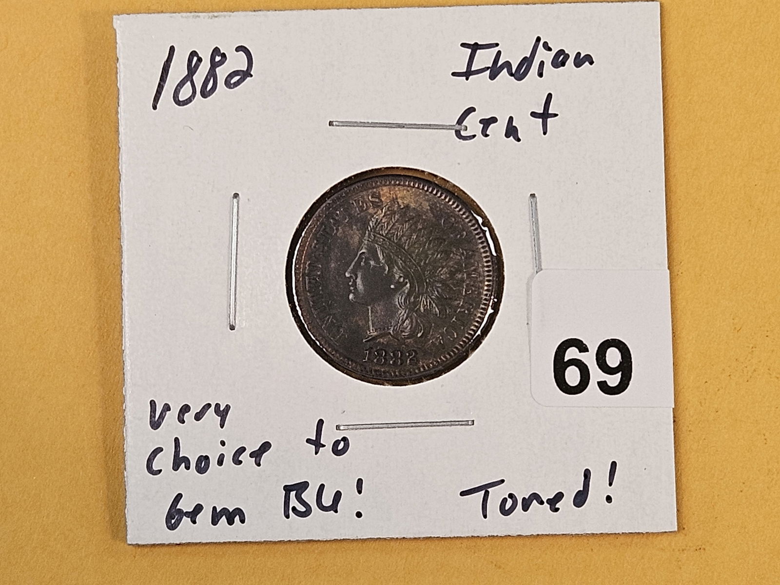 * VERY Choice to GEM Uncirculated 1882 Indian Cent - 2