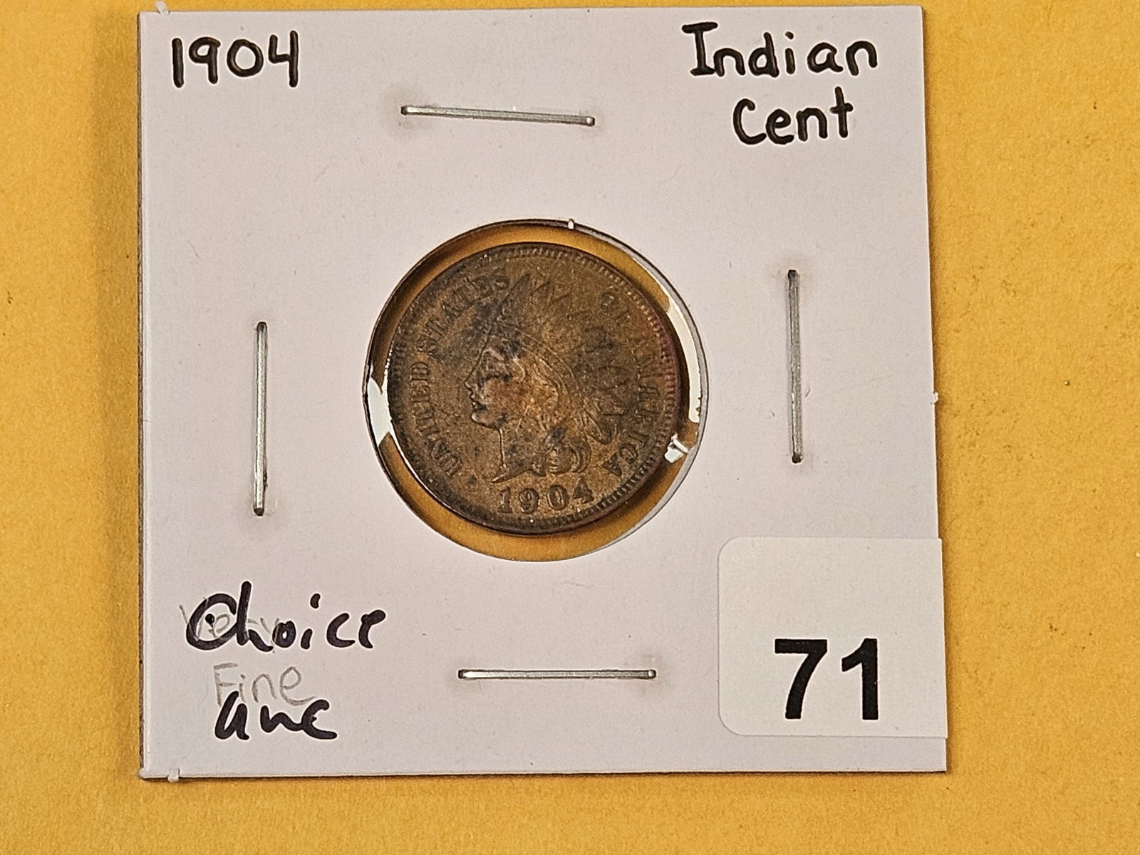 Choice Uncirculated 1904 Indian Cent - 2