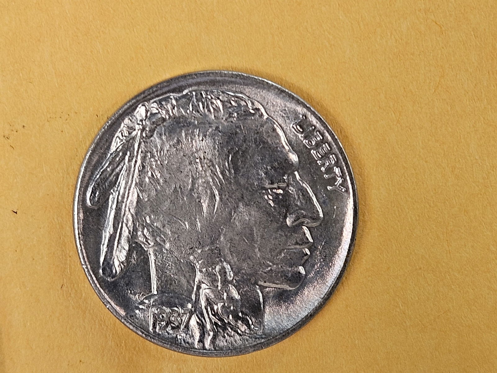 GEM Brilliant Uncirculated 1937 Buffalo Nickel - 5