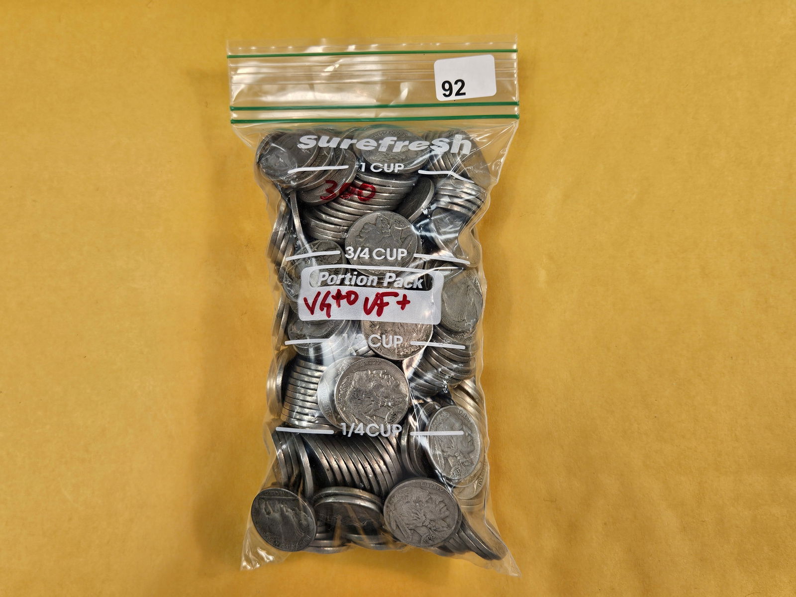 THREE HUNDRED Buffalo Nickels: All in Very Good to Very Fine plus 