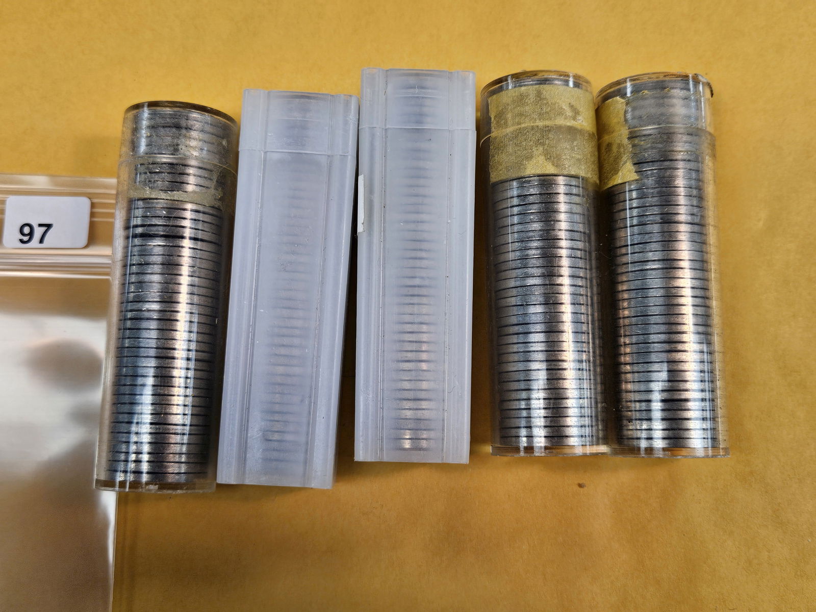 Five Brilliant Uncirculated rolls of Jefferson Nickels - 2