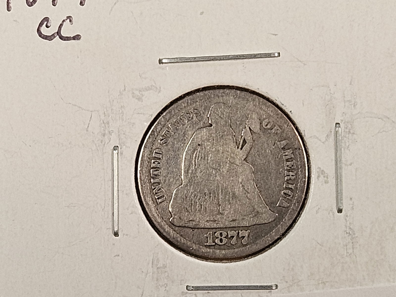 Three Seated Liberty Silver Dimes - 4