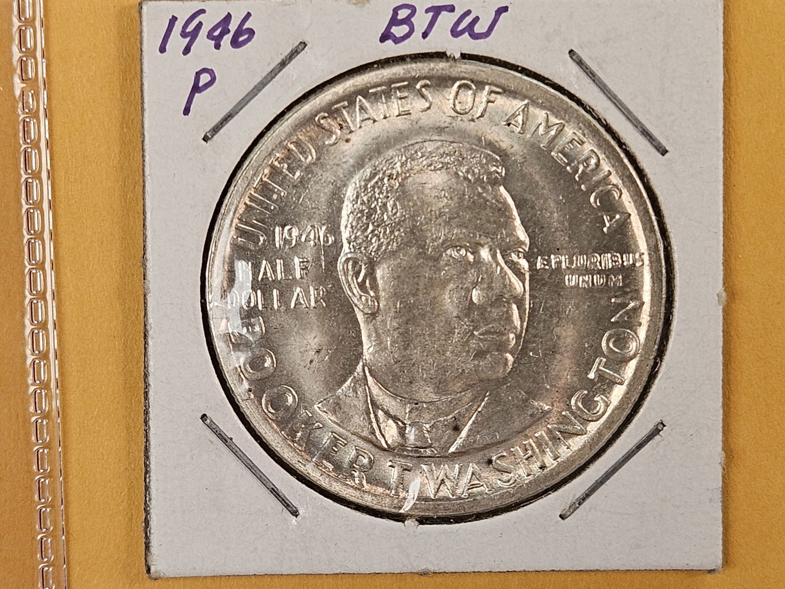 Very Choice Brilliant Uncirculated 1946 Commemorative Silver Half Dollar (1 of 5)