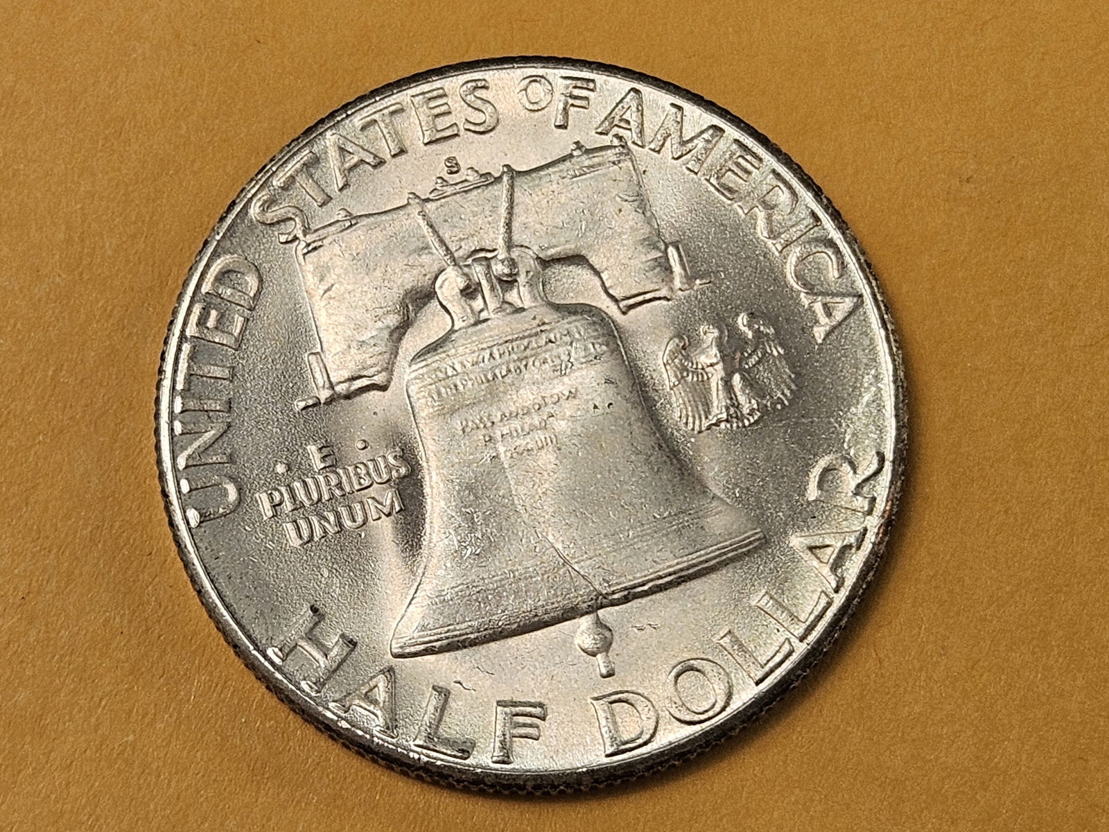 GEM Brilliant Uncirculated 1951-S Franklin half Dollar - 6