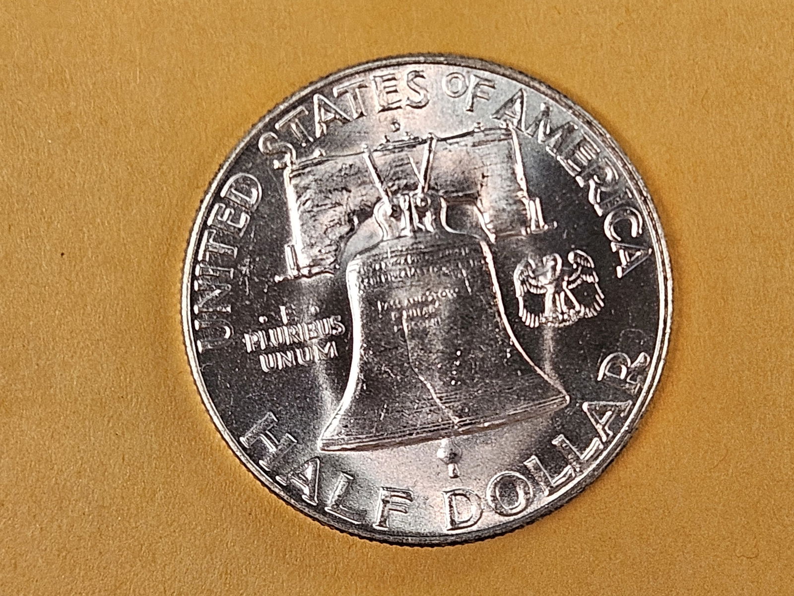 Very Choice Brilliant Uncirculated 1949-D Franklin Silver Half Dollar FBL - 6