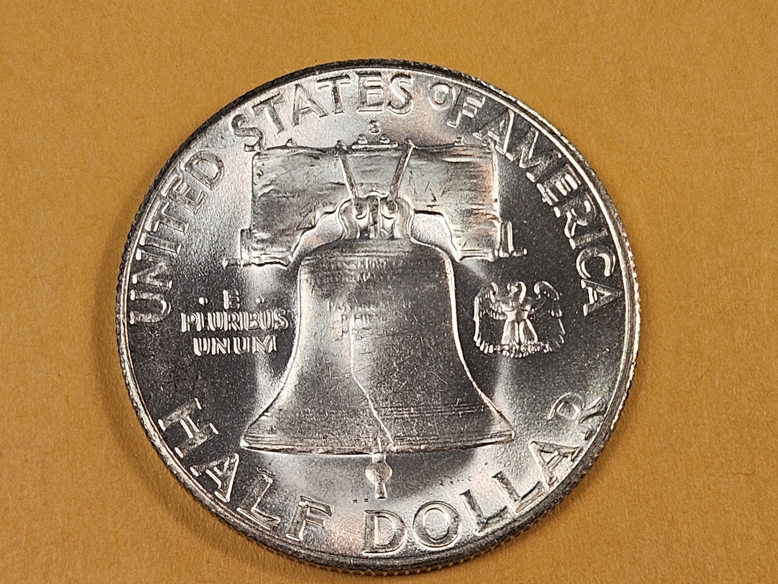 GEM Brilliant Uncirculated Plus 1949-S Franklin half Dollar FBL - 5