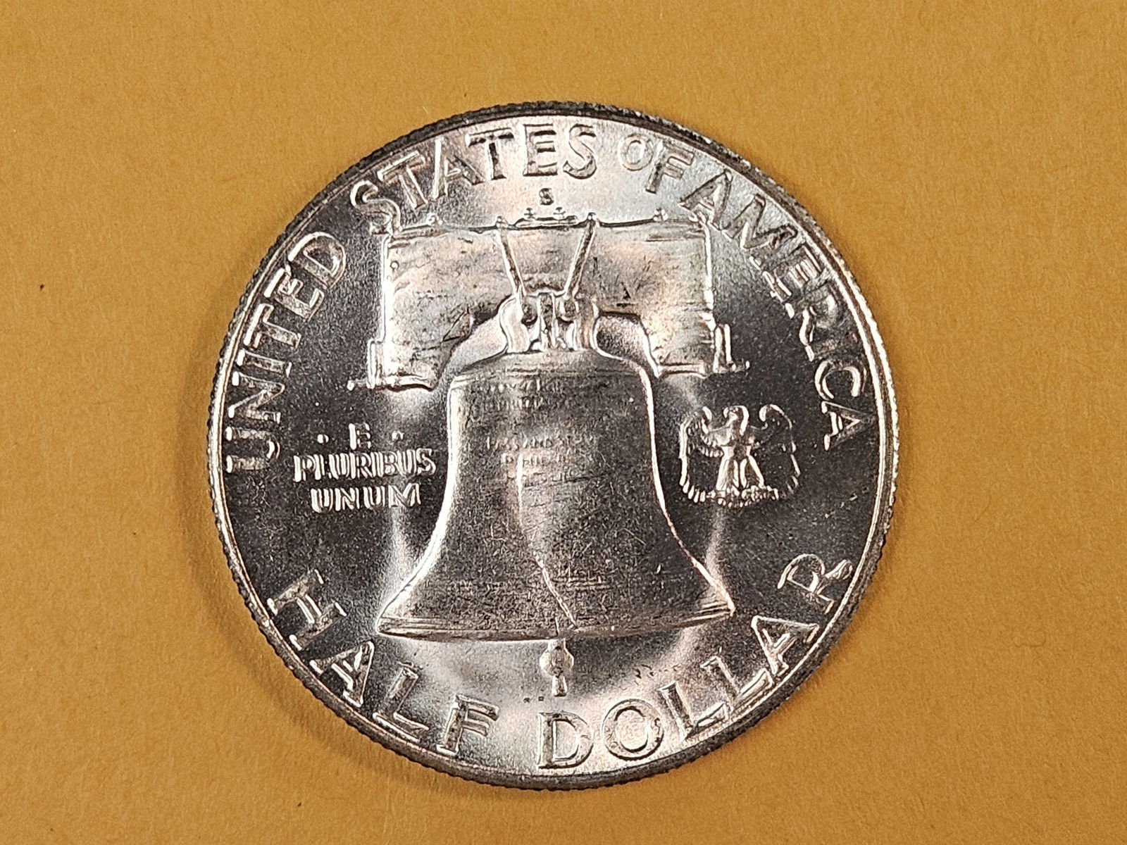 GEM Brilliant Uncirculated Plus 1949-S Franklin half Dollar FBL - 6