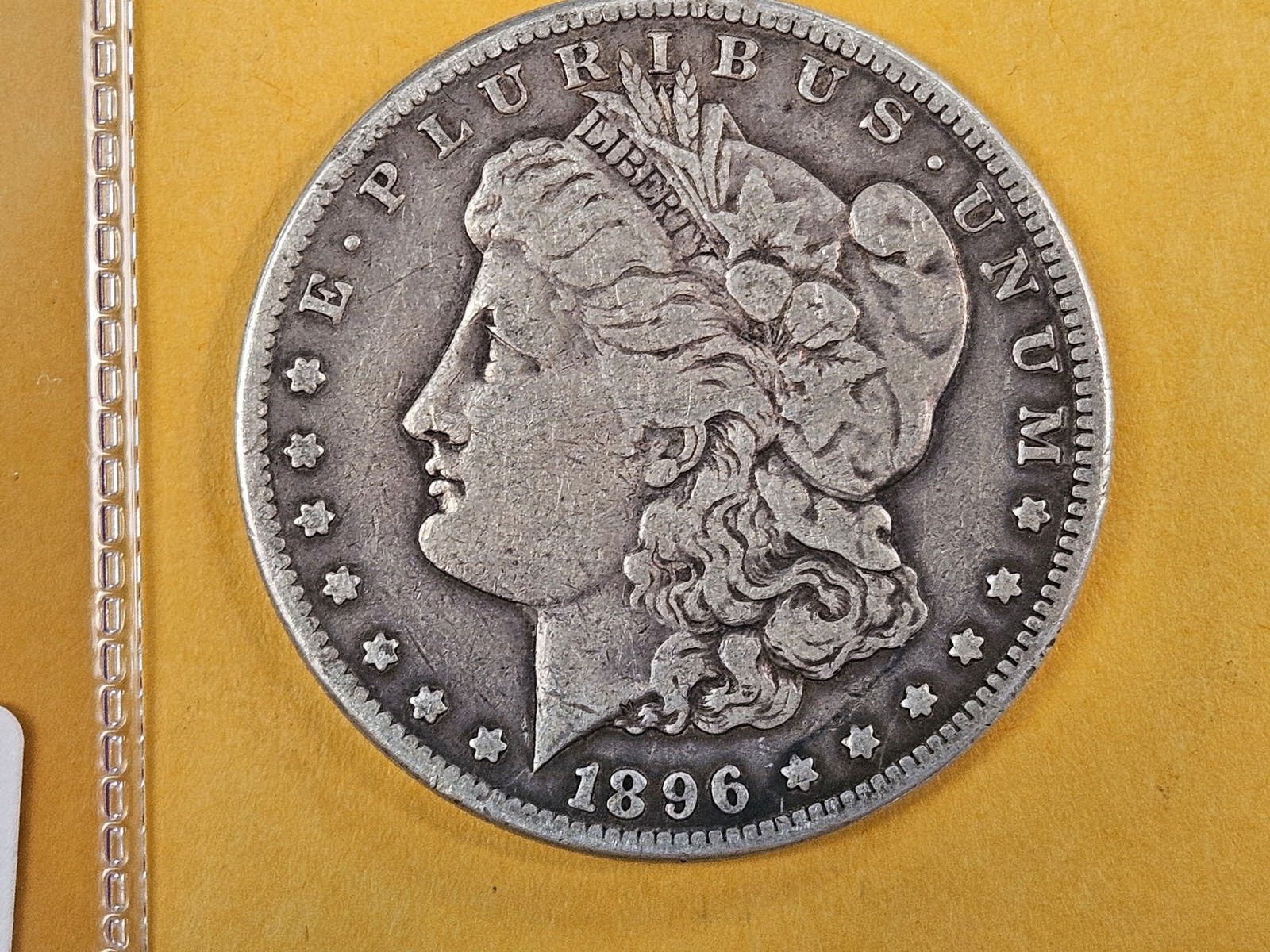 Semi-key 1896-S Morgan silver Dollar (1 of 3)
