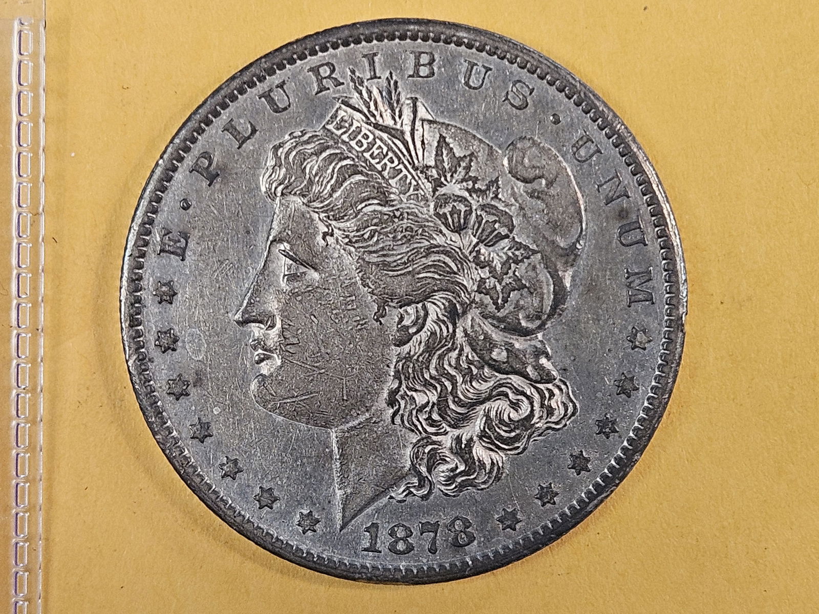 ** KEY DATE ** 1878-CC Morgan Dollar in About Uncirculated plus - details: KEY DATE! CARSON CITY! 