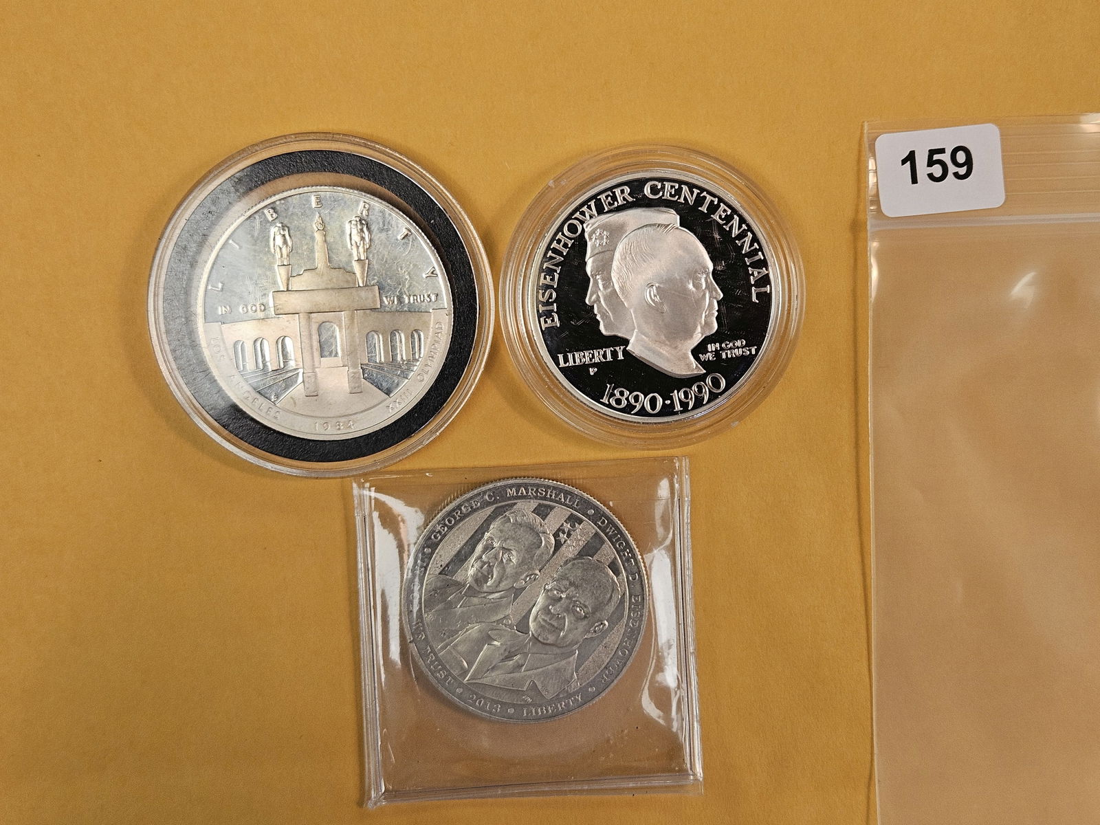 Three Gem Proof Commemorative Silver Dollars: Mixed 