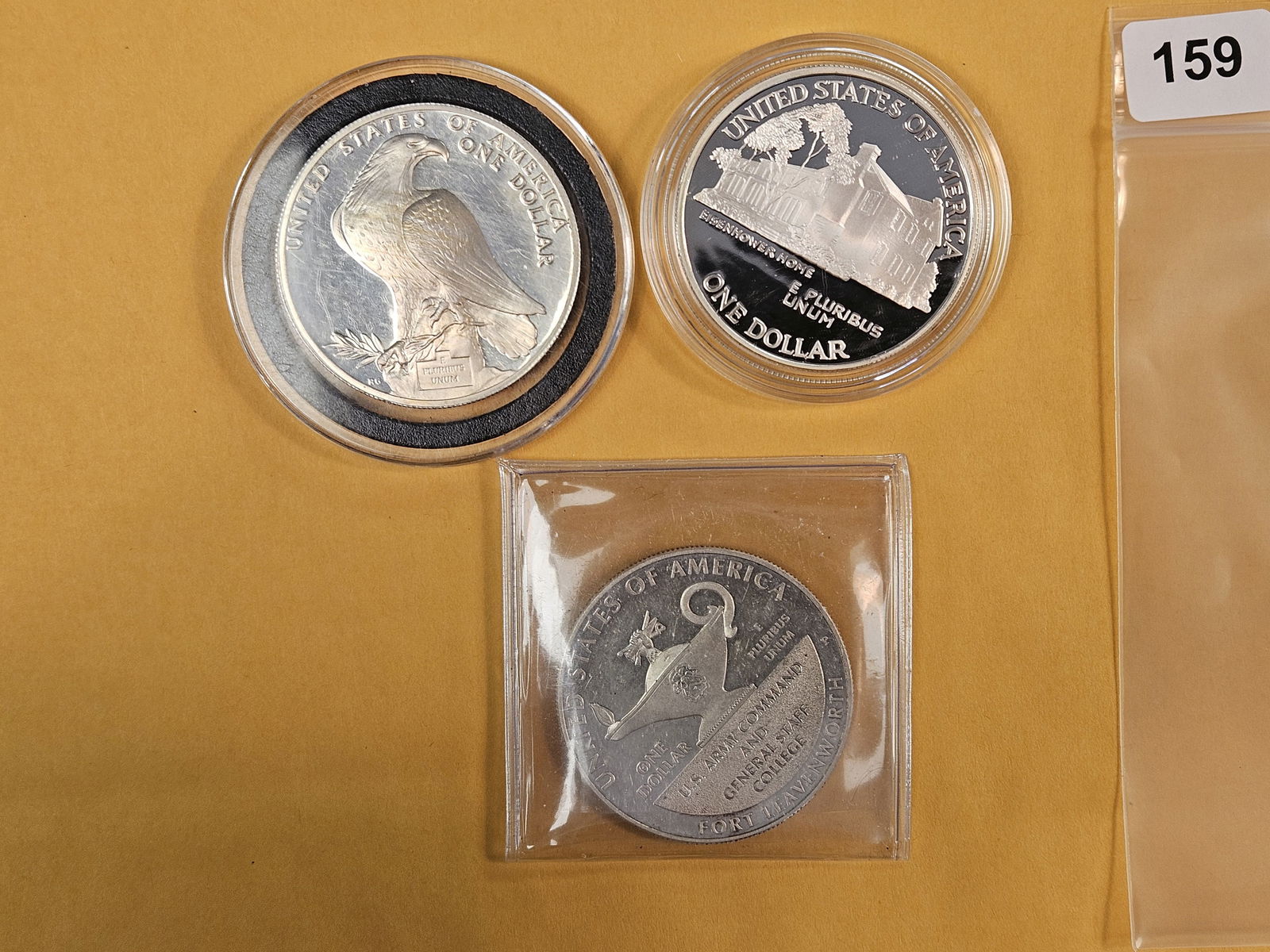 Three Gem Proof Commemorative Silver Dollars - 2