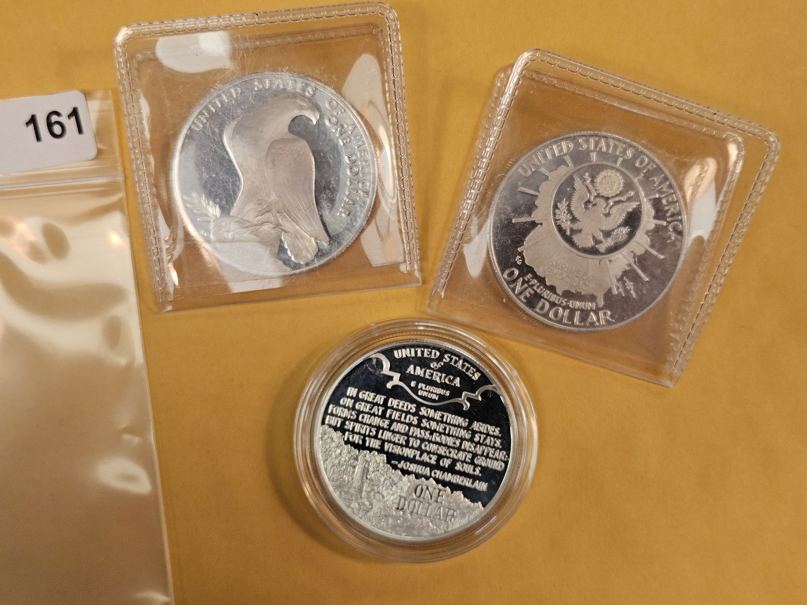 Three Gem Proof Commemorative Silver Dollars - 2