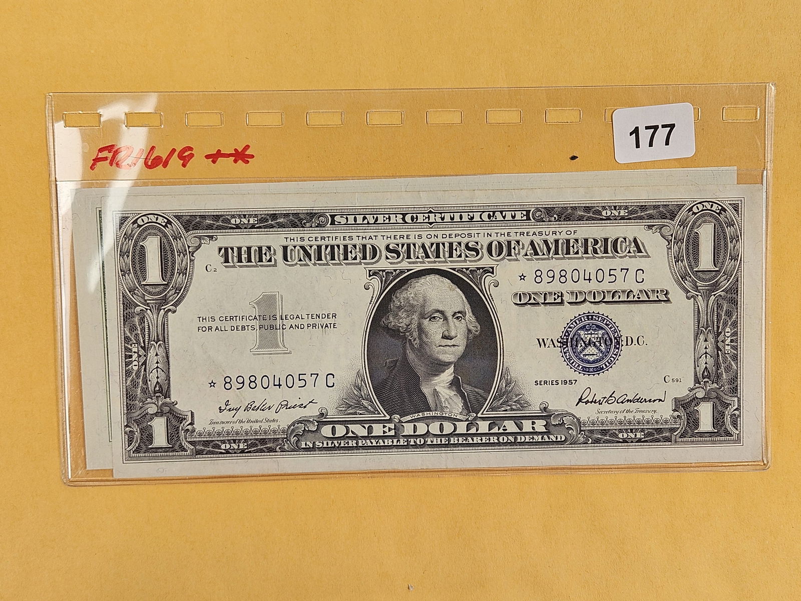 Crisp Uncirculated and Crisp About Uncirculated One Dollar Silver Certificates (1 of 2)