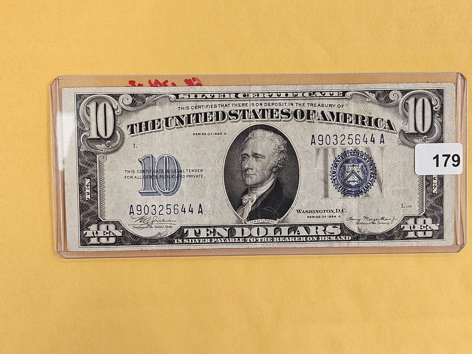 Two $10 Silver Certificates (1 of 2)