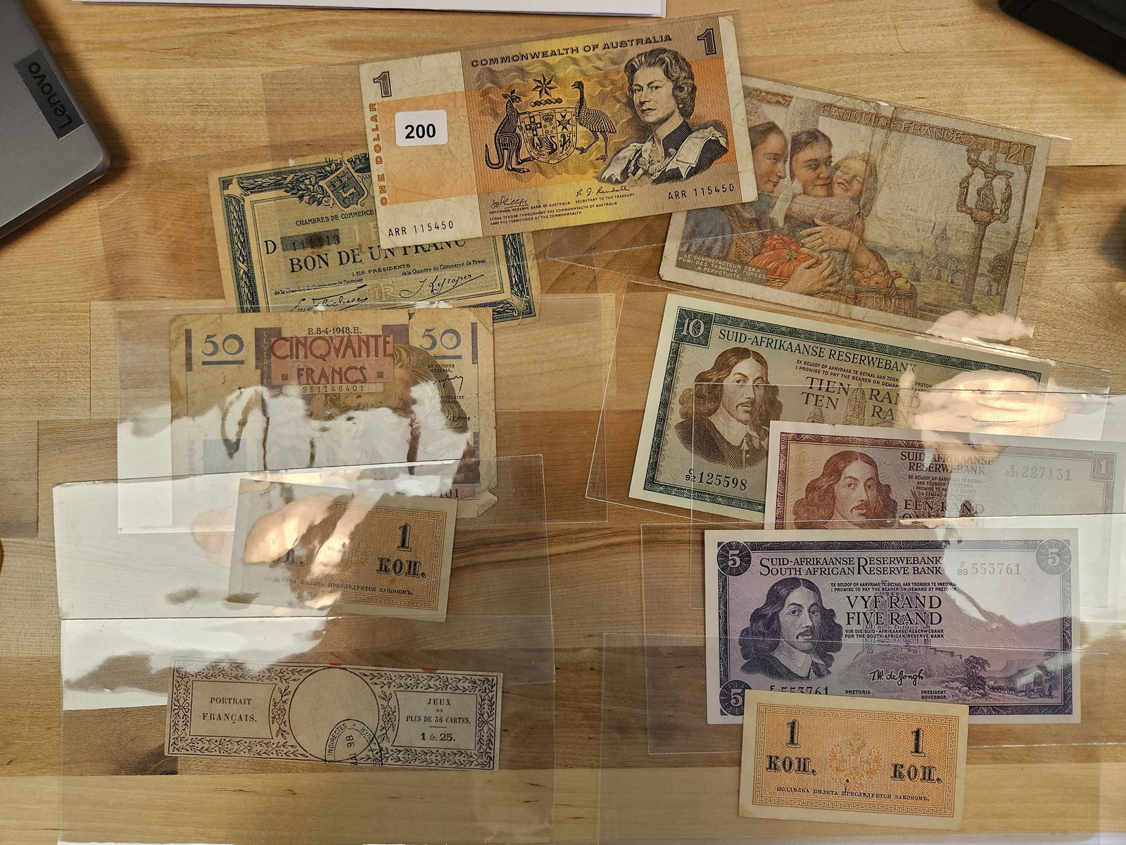 Ten mixed World notes (1 of 5)